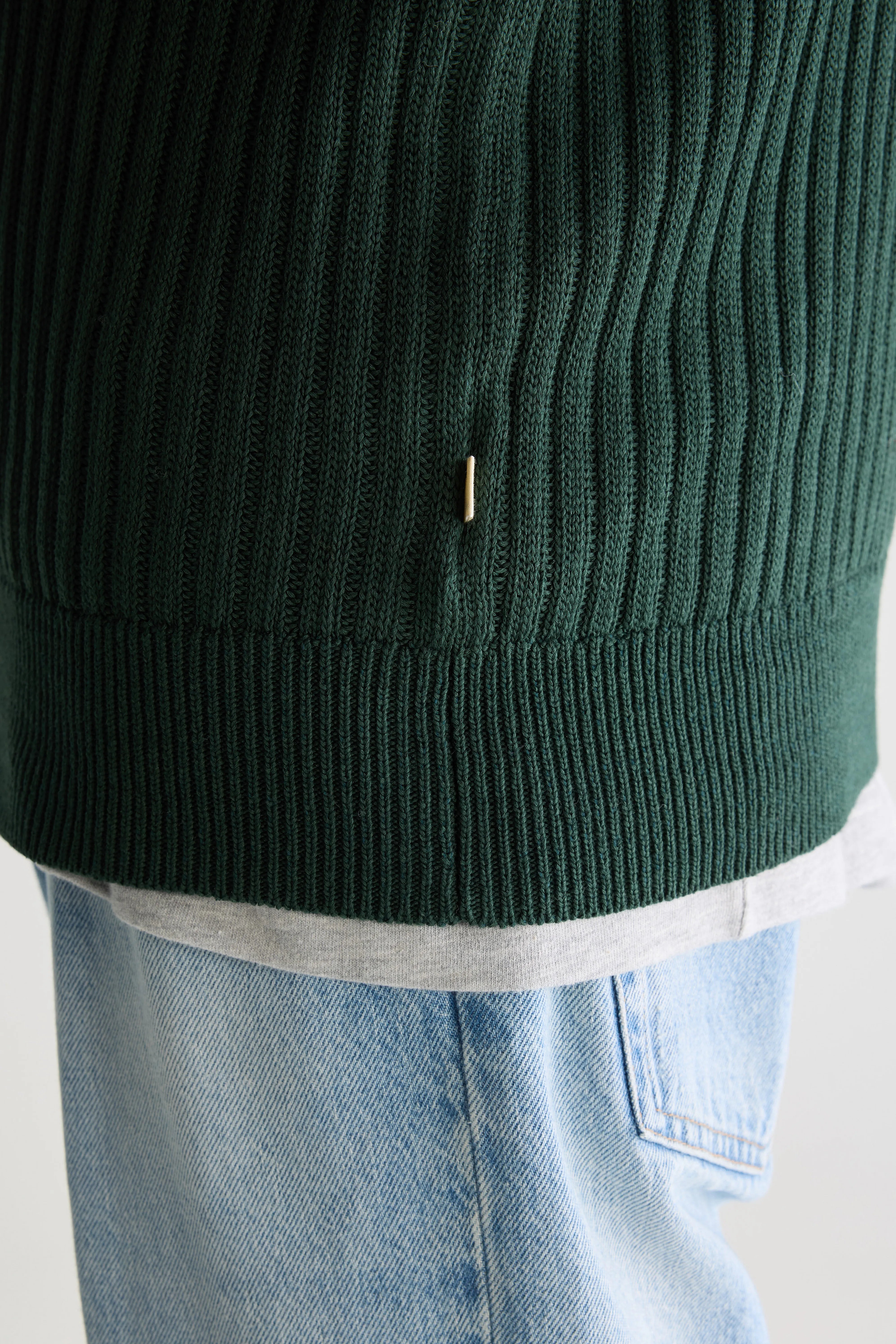 Asiz half-zip sweater (251 / M / SAGE)