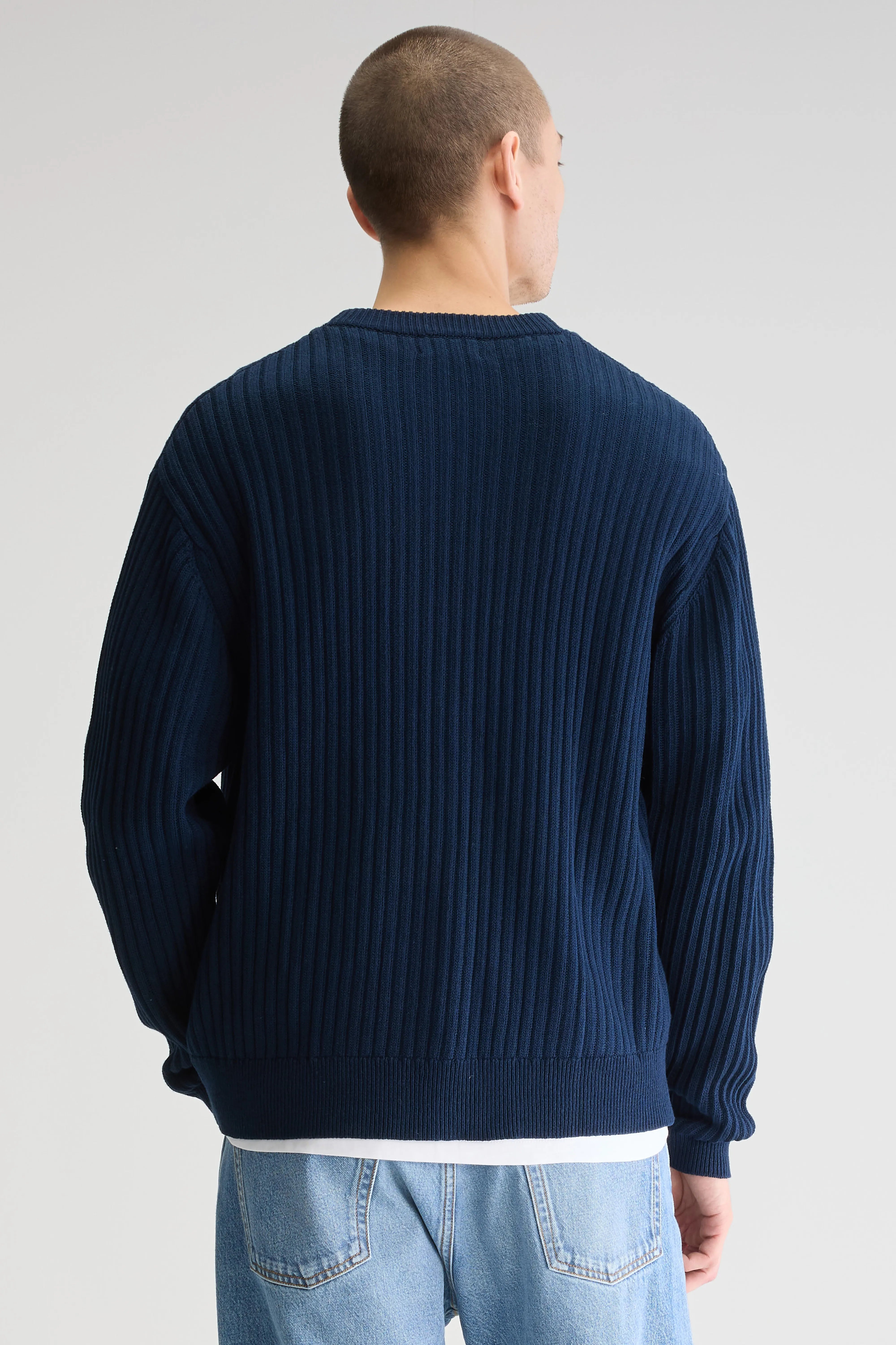 Cardigan col V Asico (251 / M / NAVY)