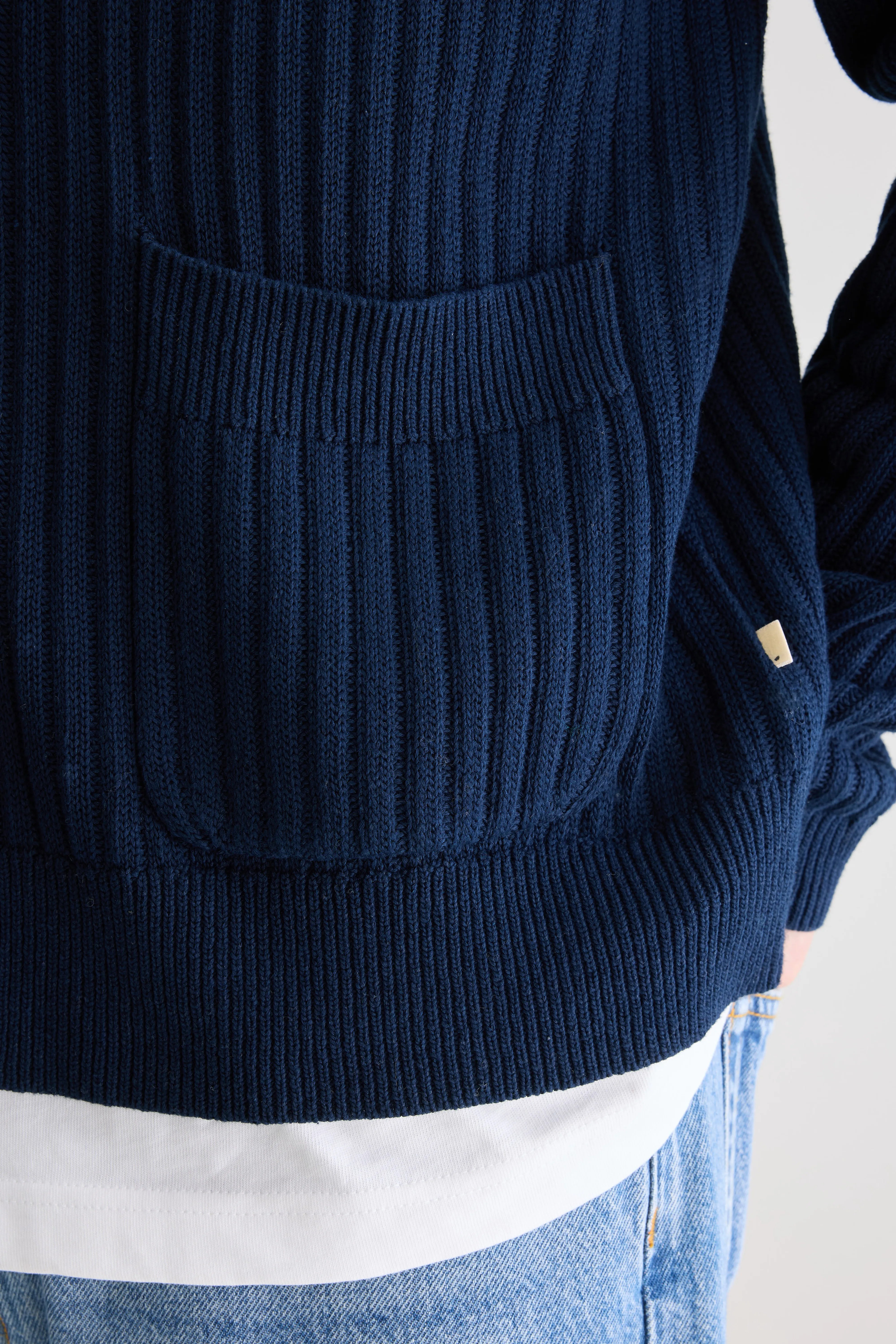 Asico v-neck cardigan (251 / M / NAVY)