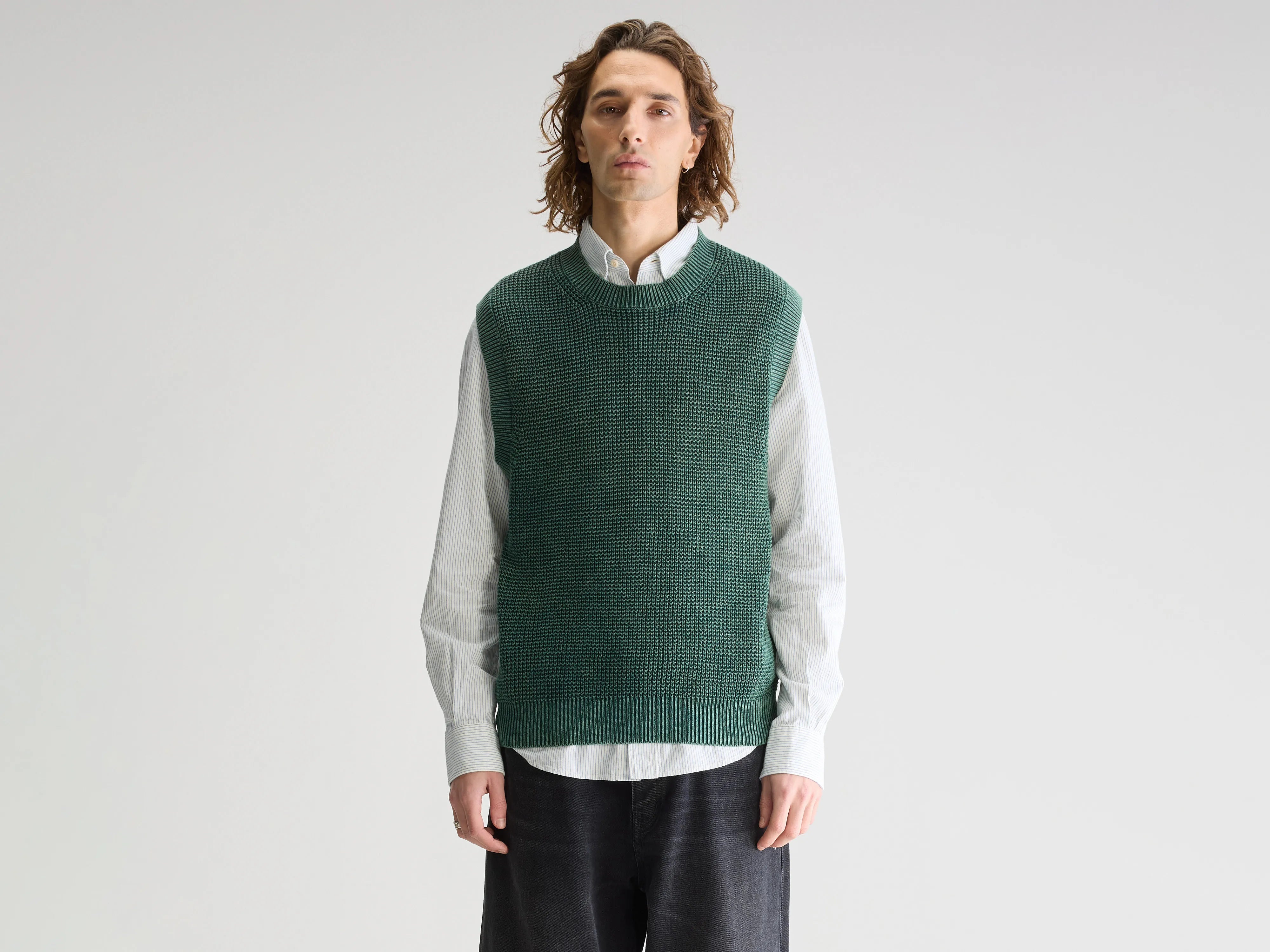 Gemnor regular sweater vest (251 / M / EDEN)