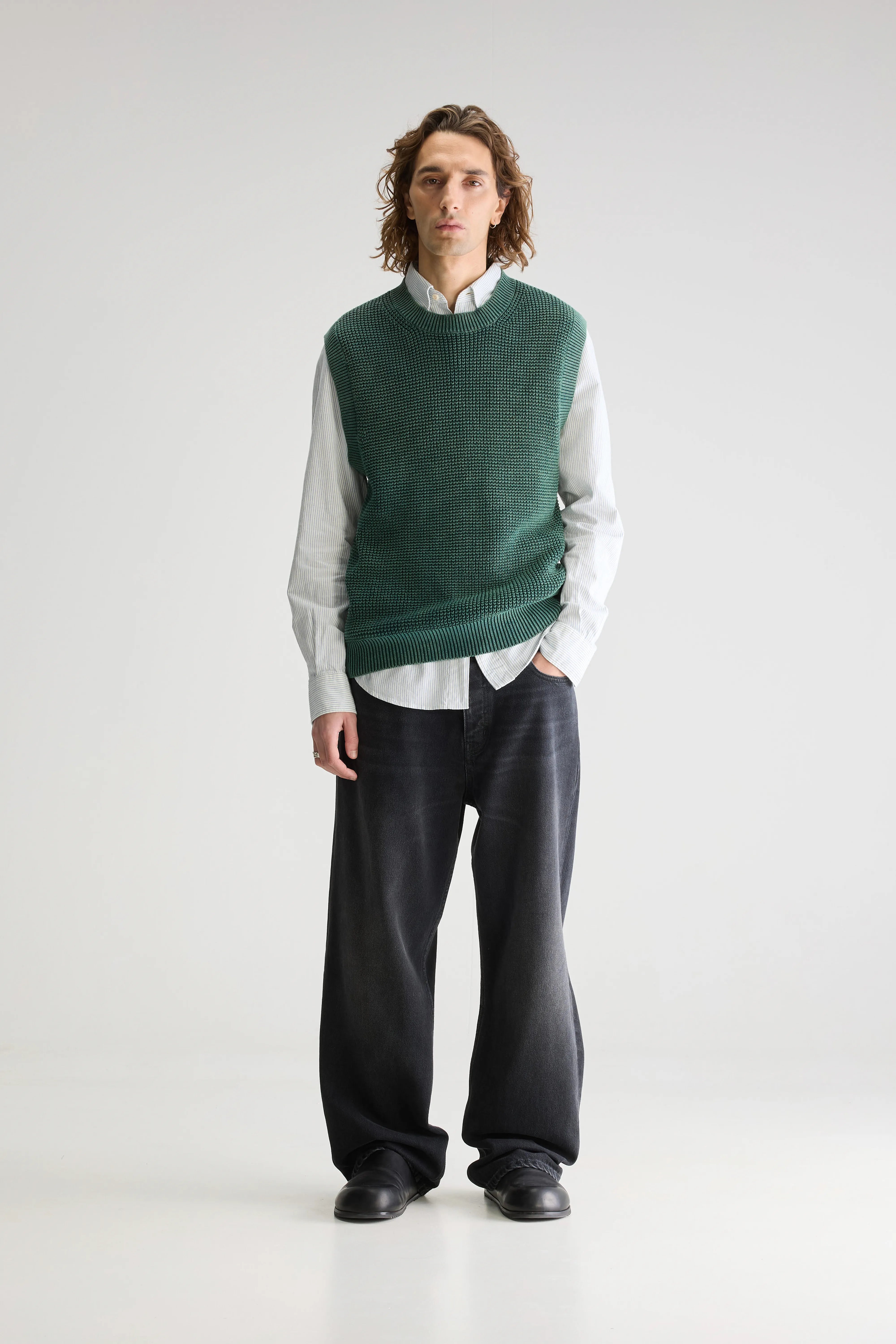 Gemnor Regular Sweater Vest - Eden For Men | Bellerose