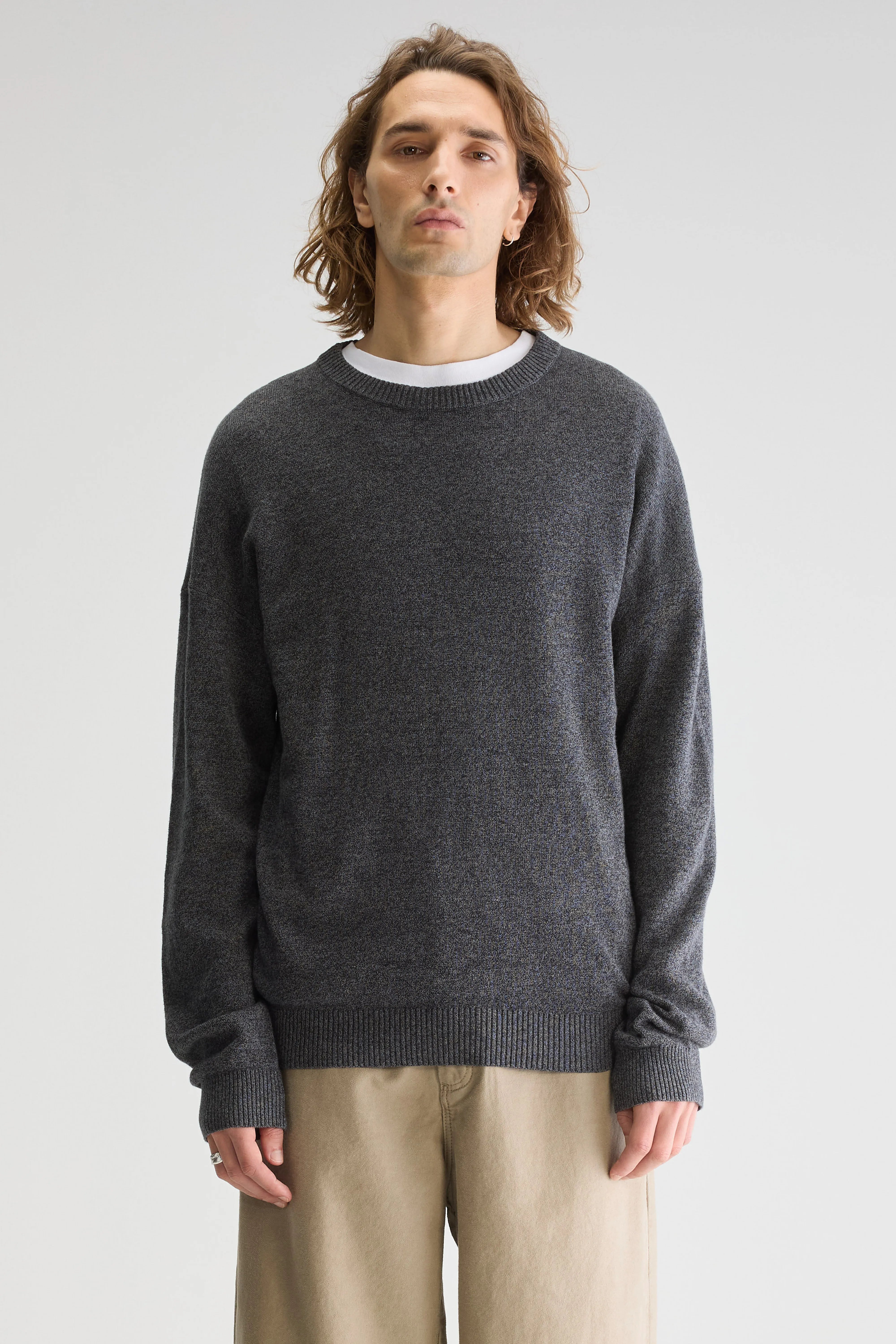 Pull Col Rond Gema - Anthracite Pour Homme | Bellerose