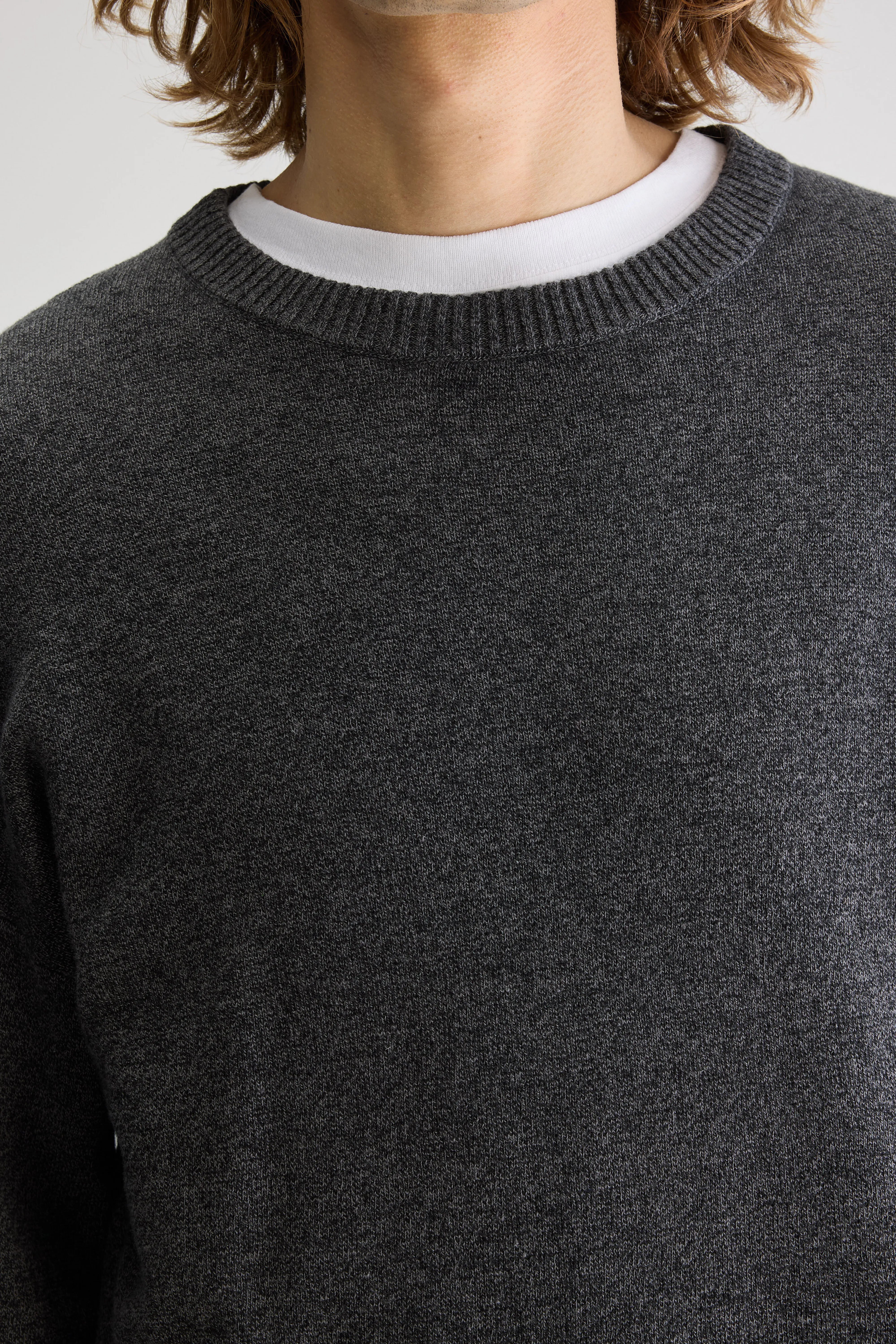 Gema Crewneck Sweater - Anthracite For Men | Bellerose