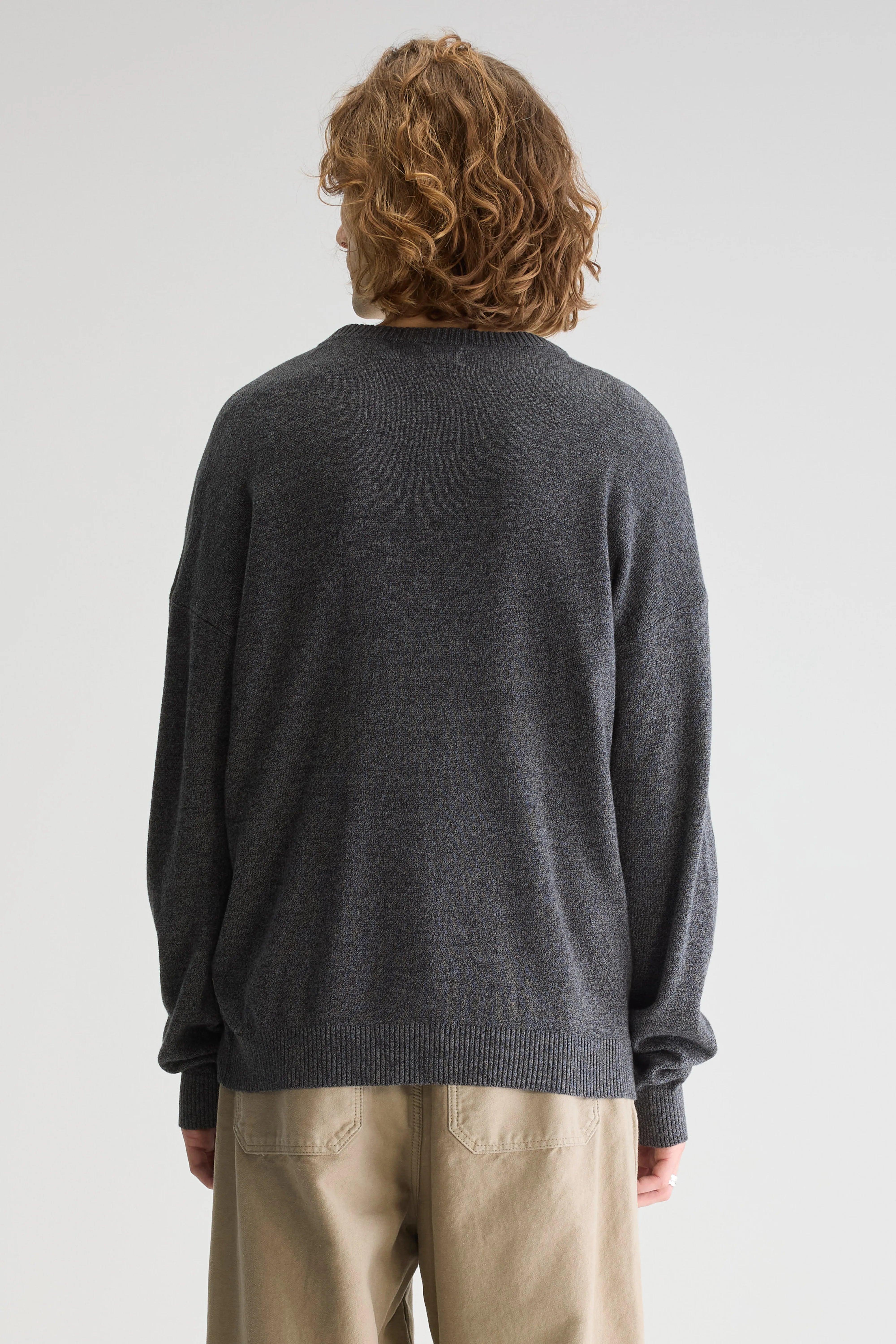 Pull Col Rond Gema - Anthracite Pour Homme | Bellerose