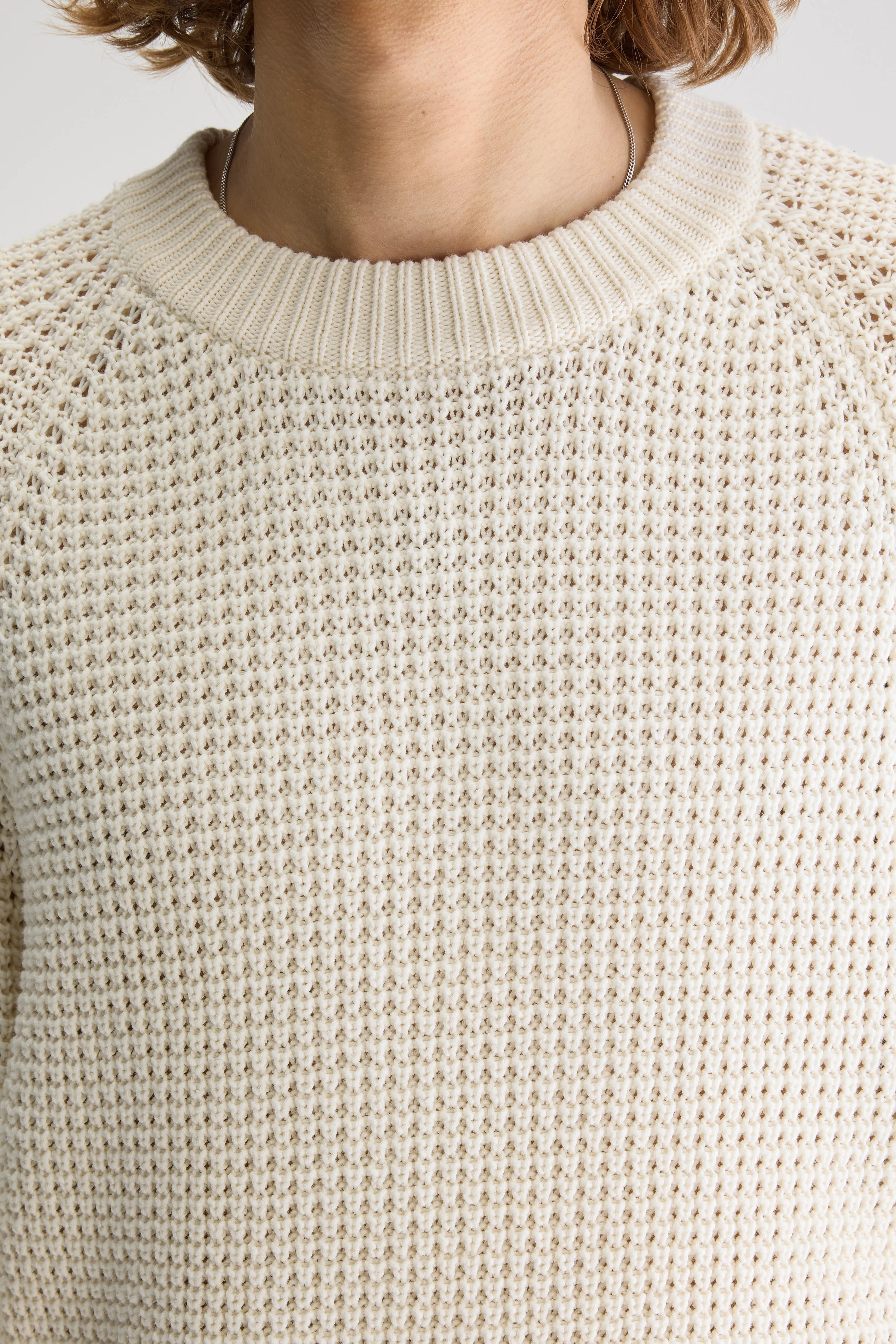 Grack trui met ronde hals (251 / M / OFF WHITE)