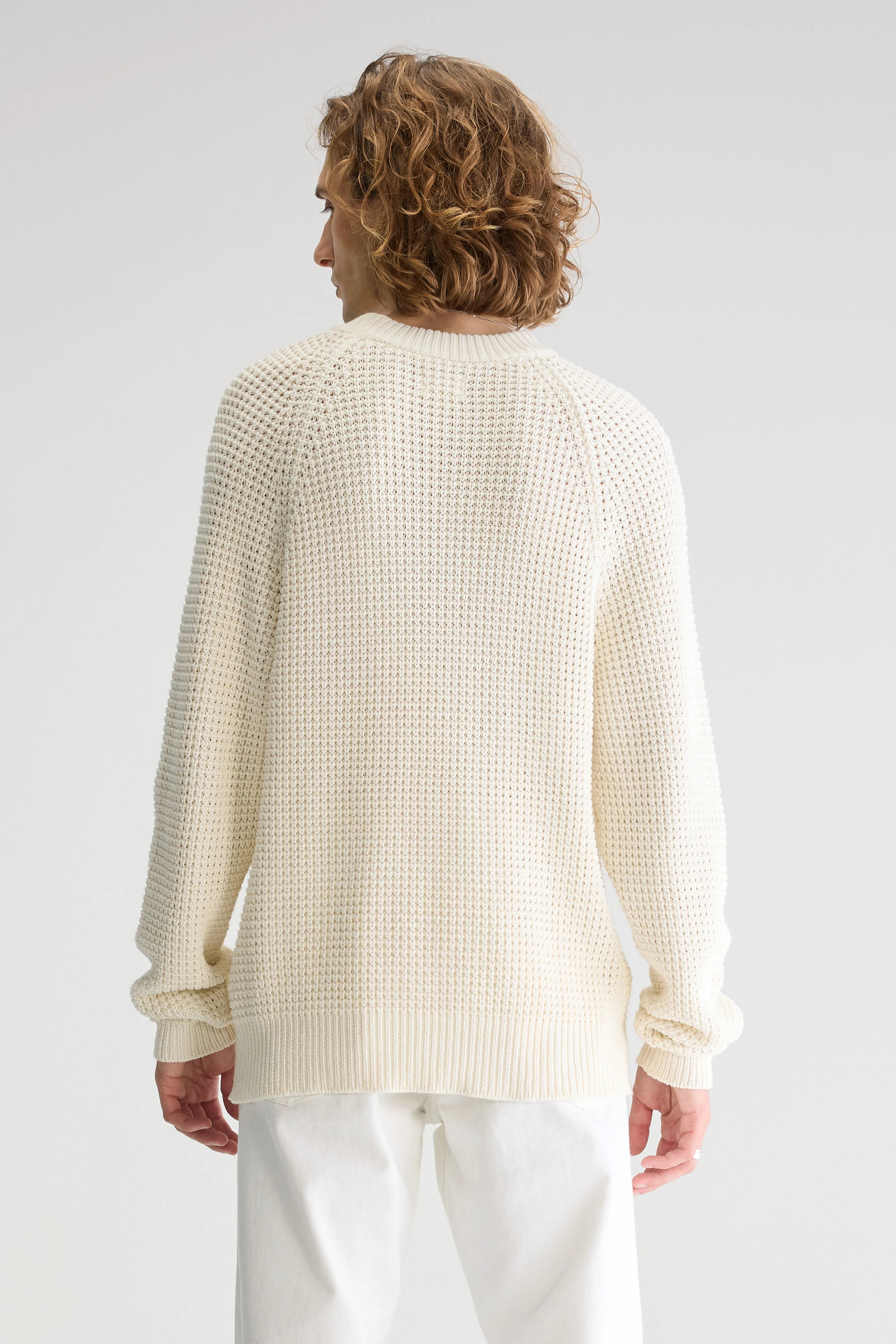 Pull Col Rond Grack - Off white Pour Homme | Bellerose