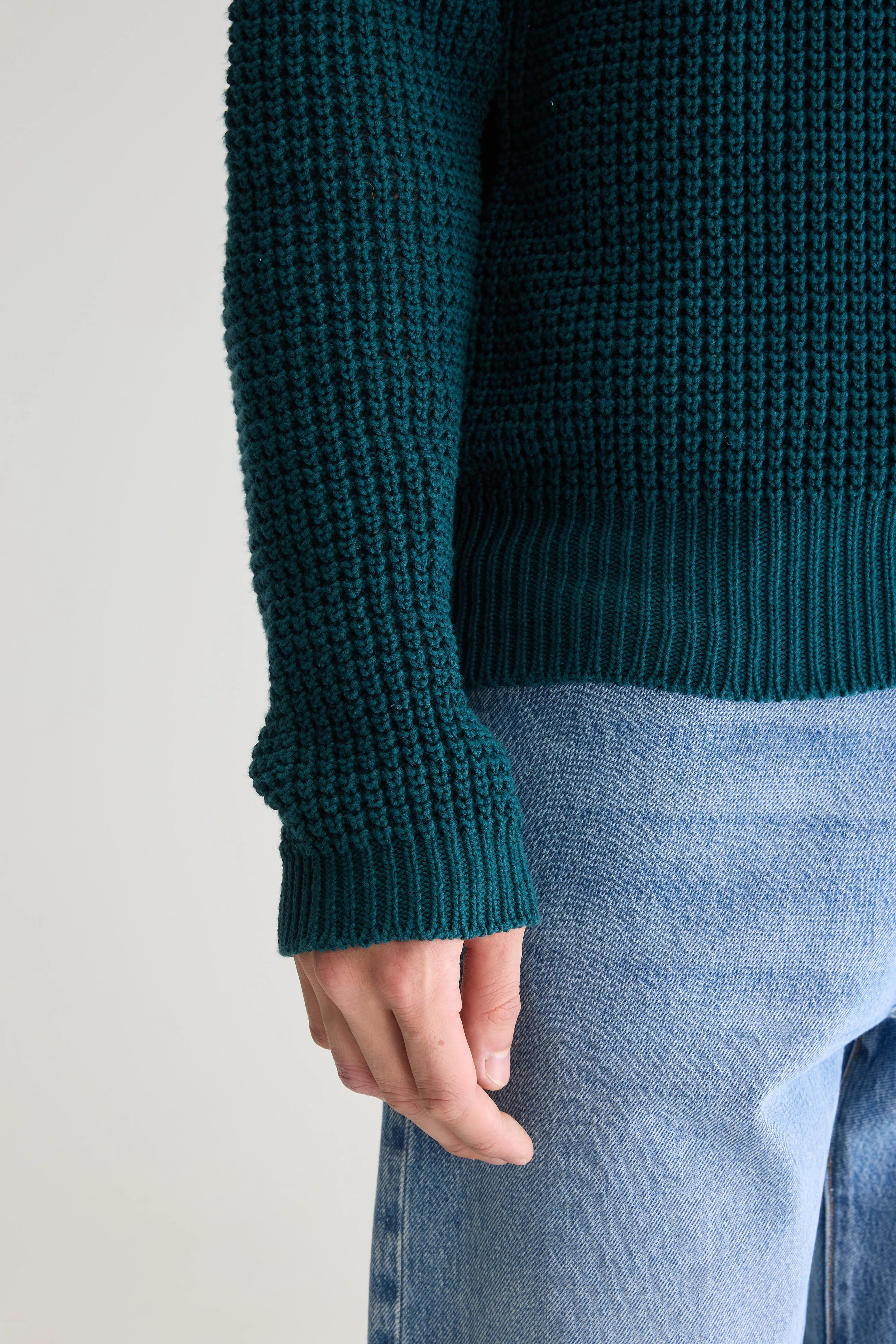 Grack crewneck sweater (251 / M / TEAL)