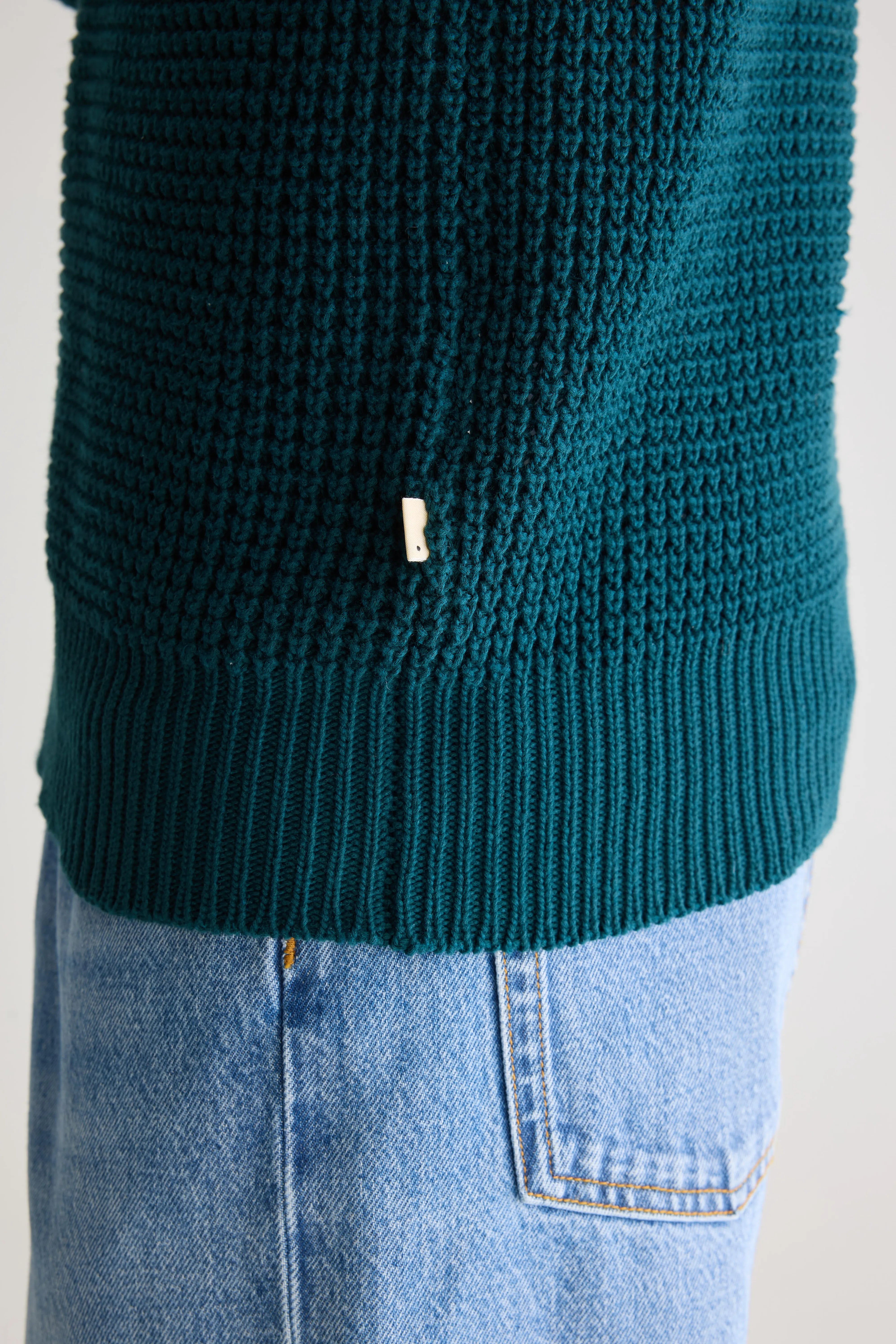 Grack crewneck sweater (251 / M / TEAL)