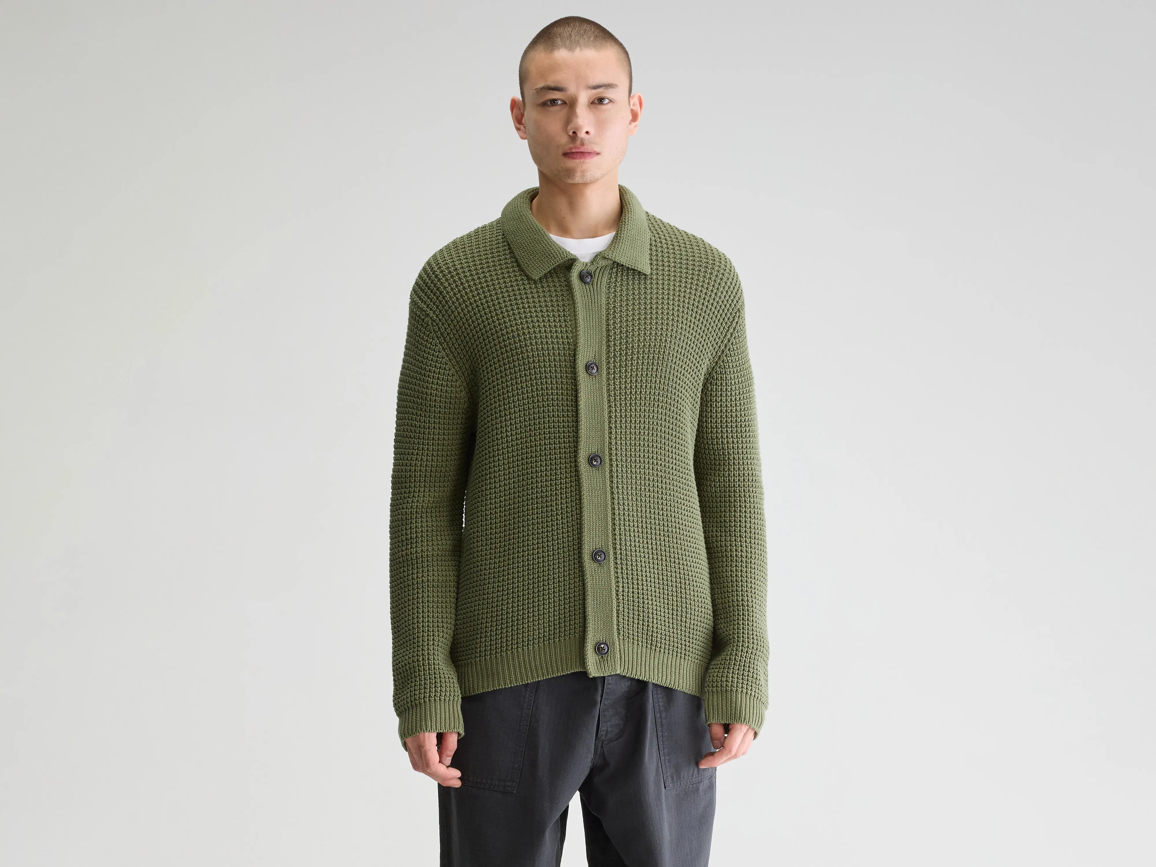 Graip losse cardigan (251 / M / KAKI)
