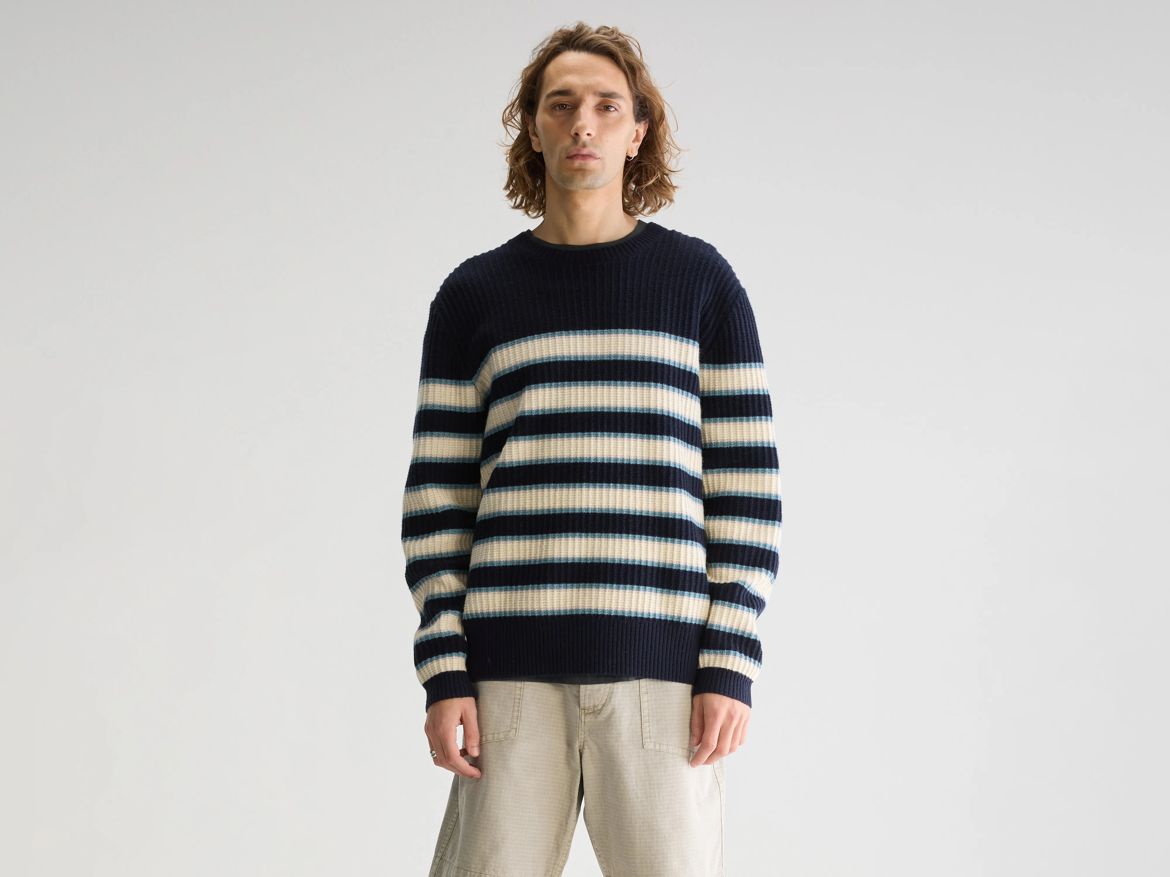 Geivy crewneck sweater (251 / M / STRIPE A)