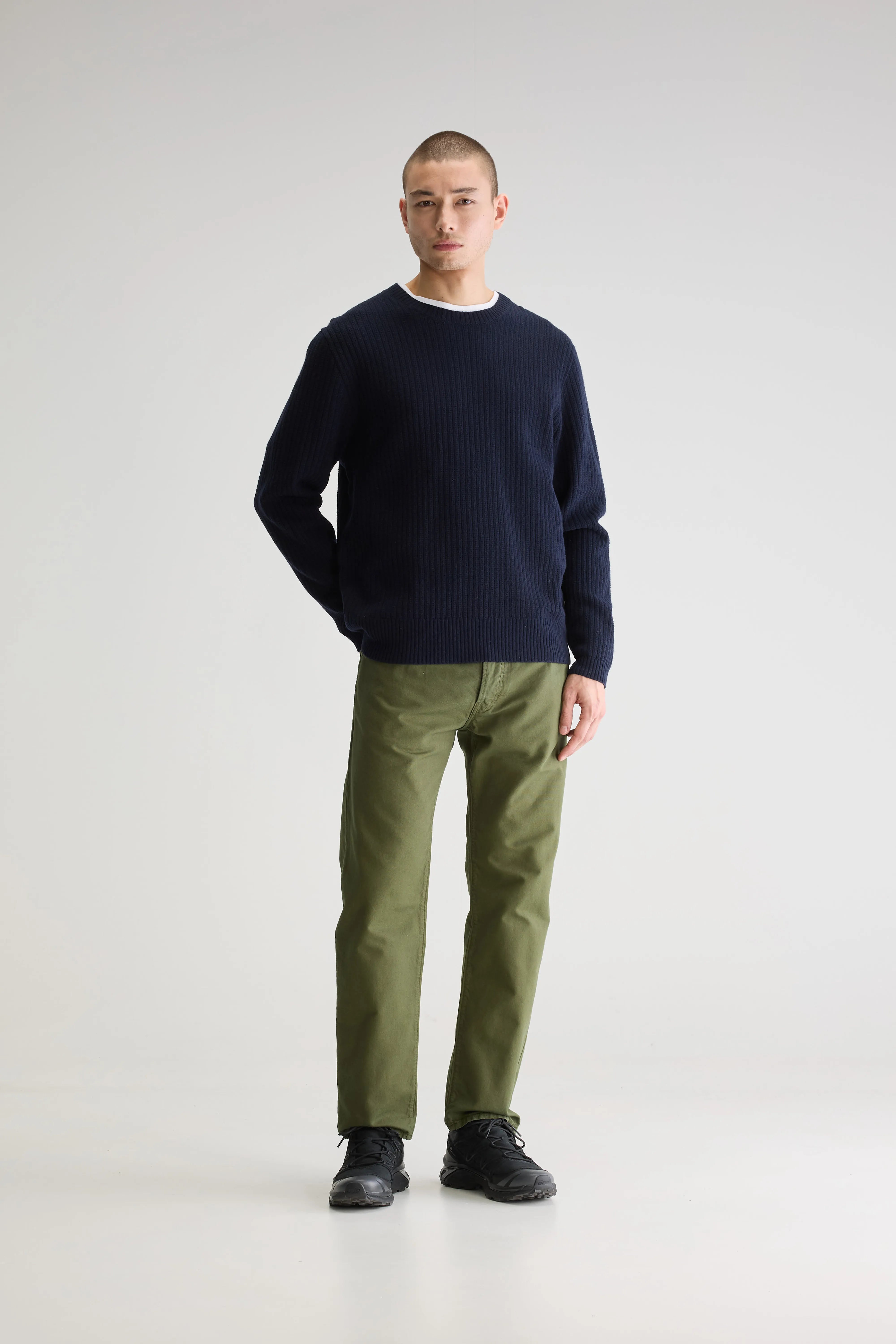 Geivy Crewneck Sweater - Navy For Men | Bellerose