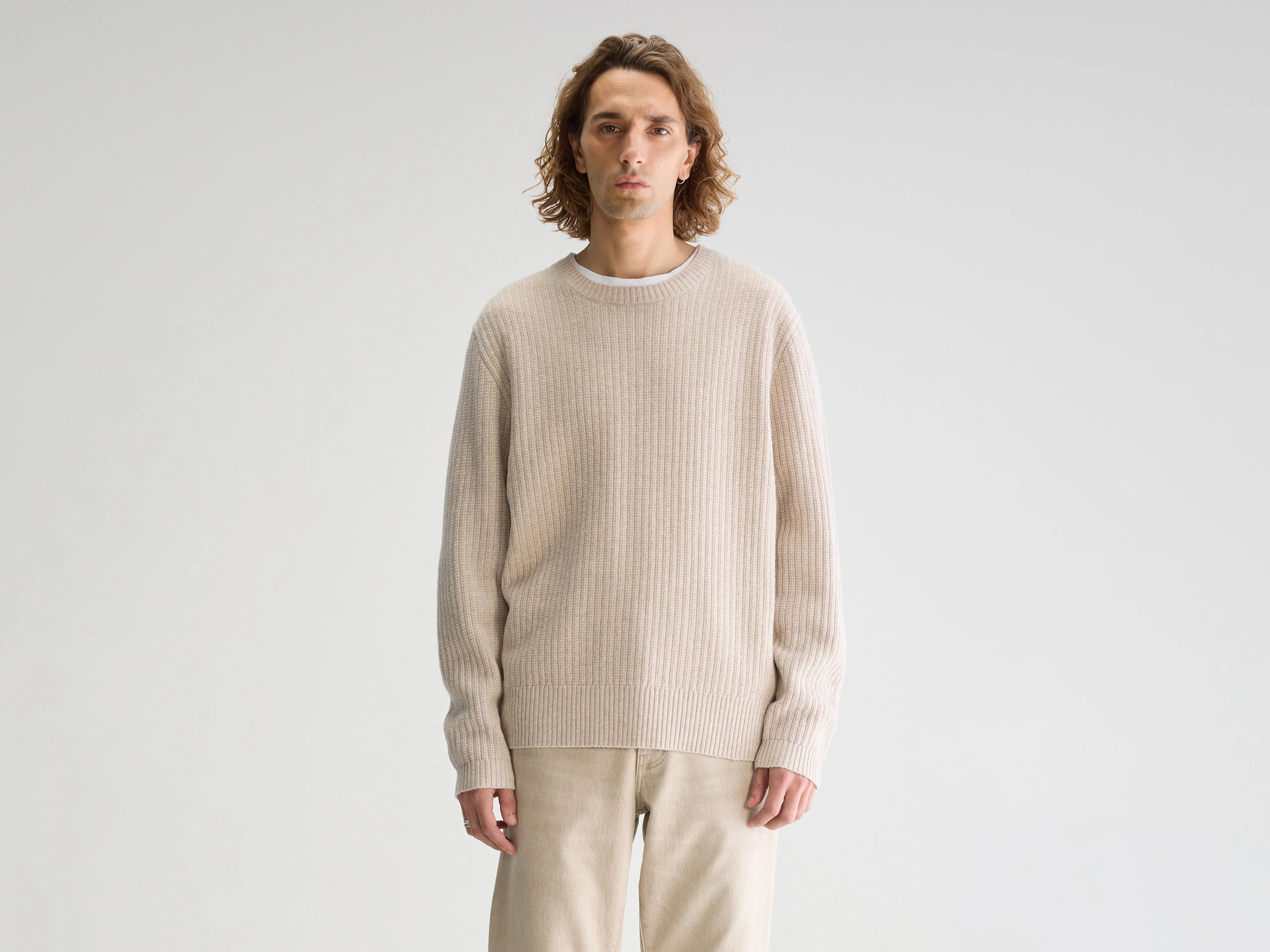 Geivy crewneck sweater (251 / M / LIGHT GREY)