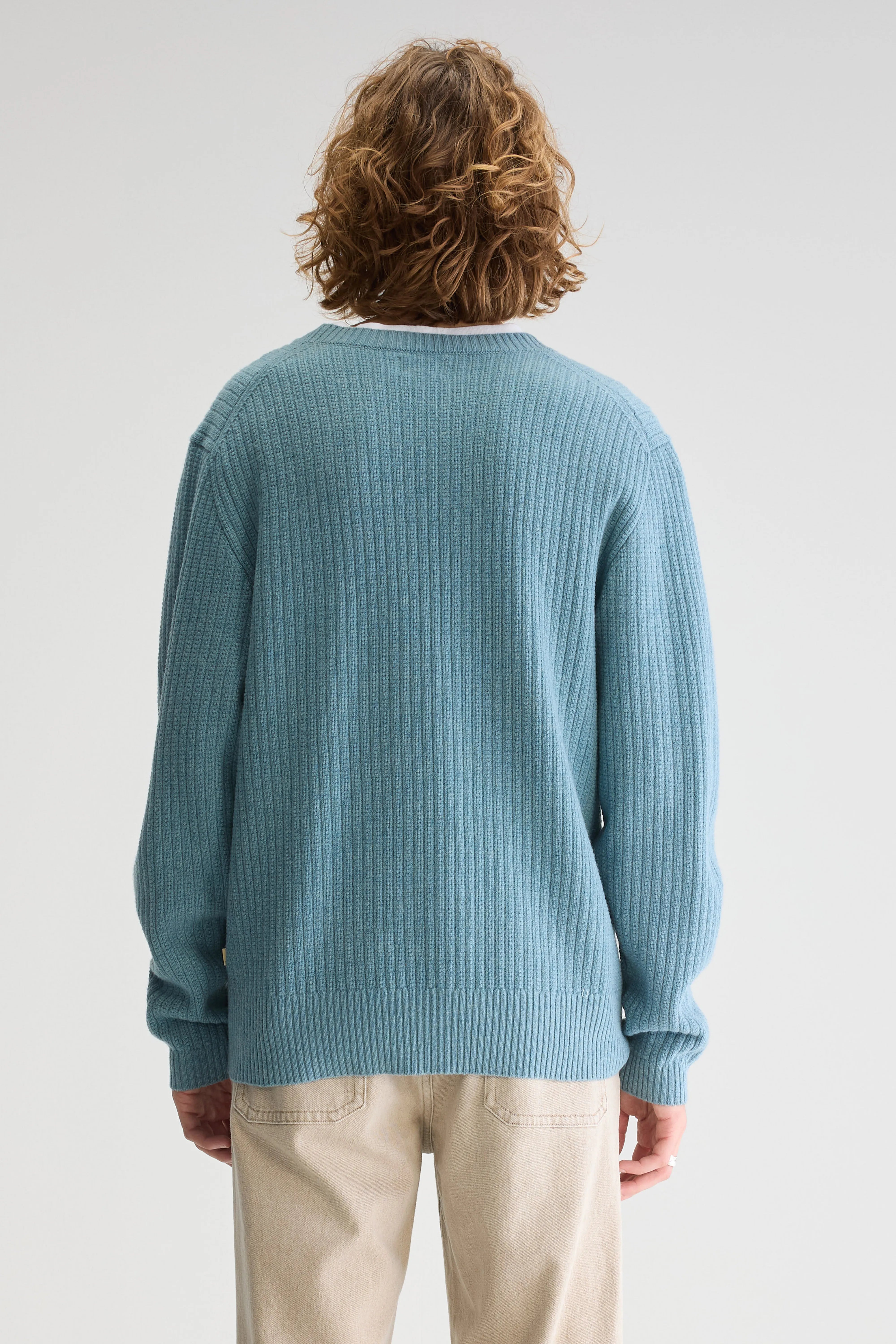 Geivy Crewneck Sweater - Blue eyes For Men | Bellerose