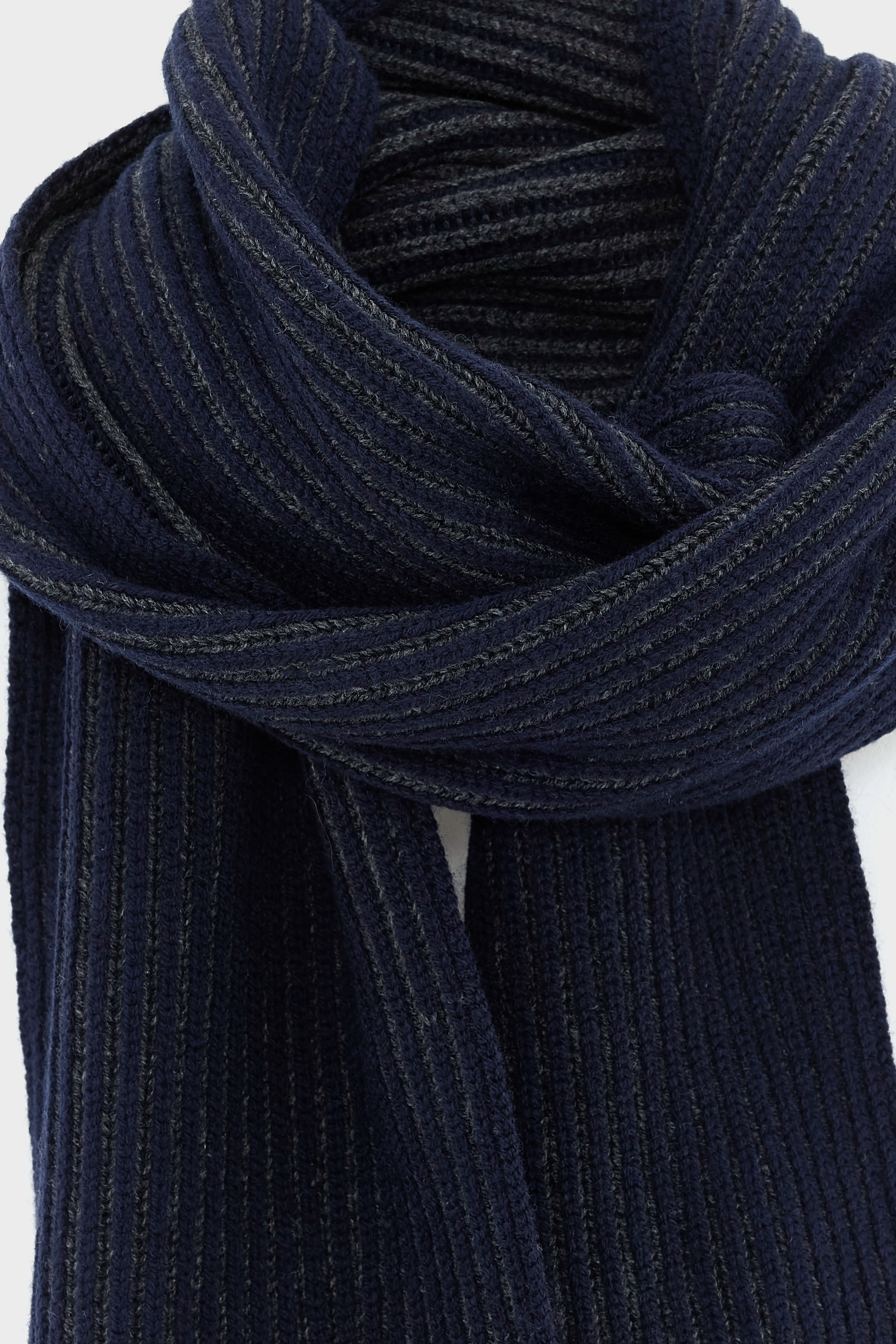Sonac ribbed knit scarf (252 / M / COMBO A)