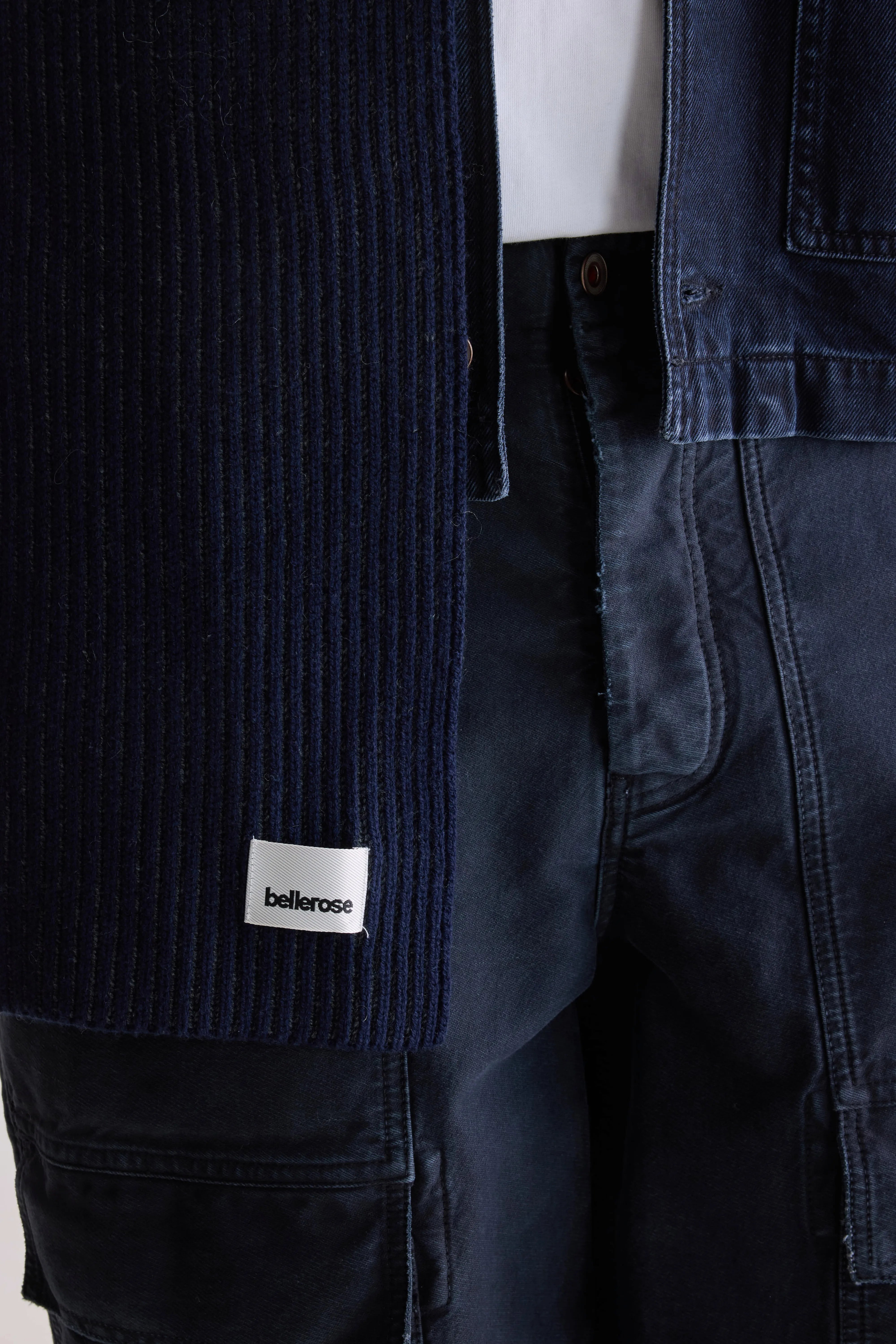 Sonac ribbed knit scarf (252 / M / COMBO A)