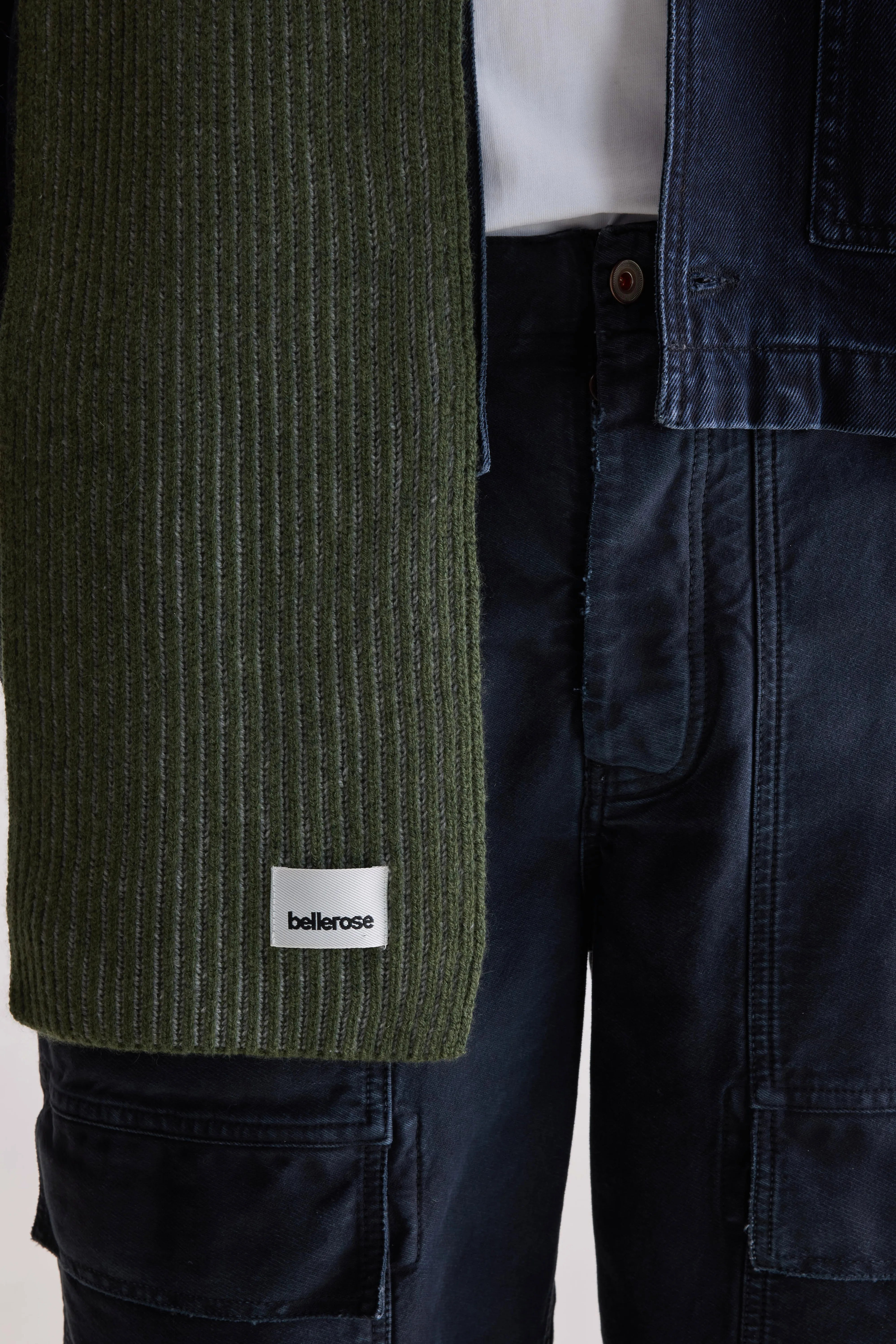 Sonac ribbed knit scarf (252 / M / COMBO B)
