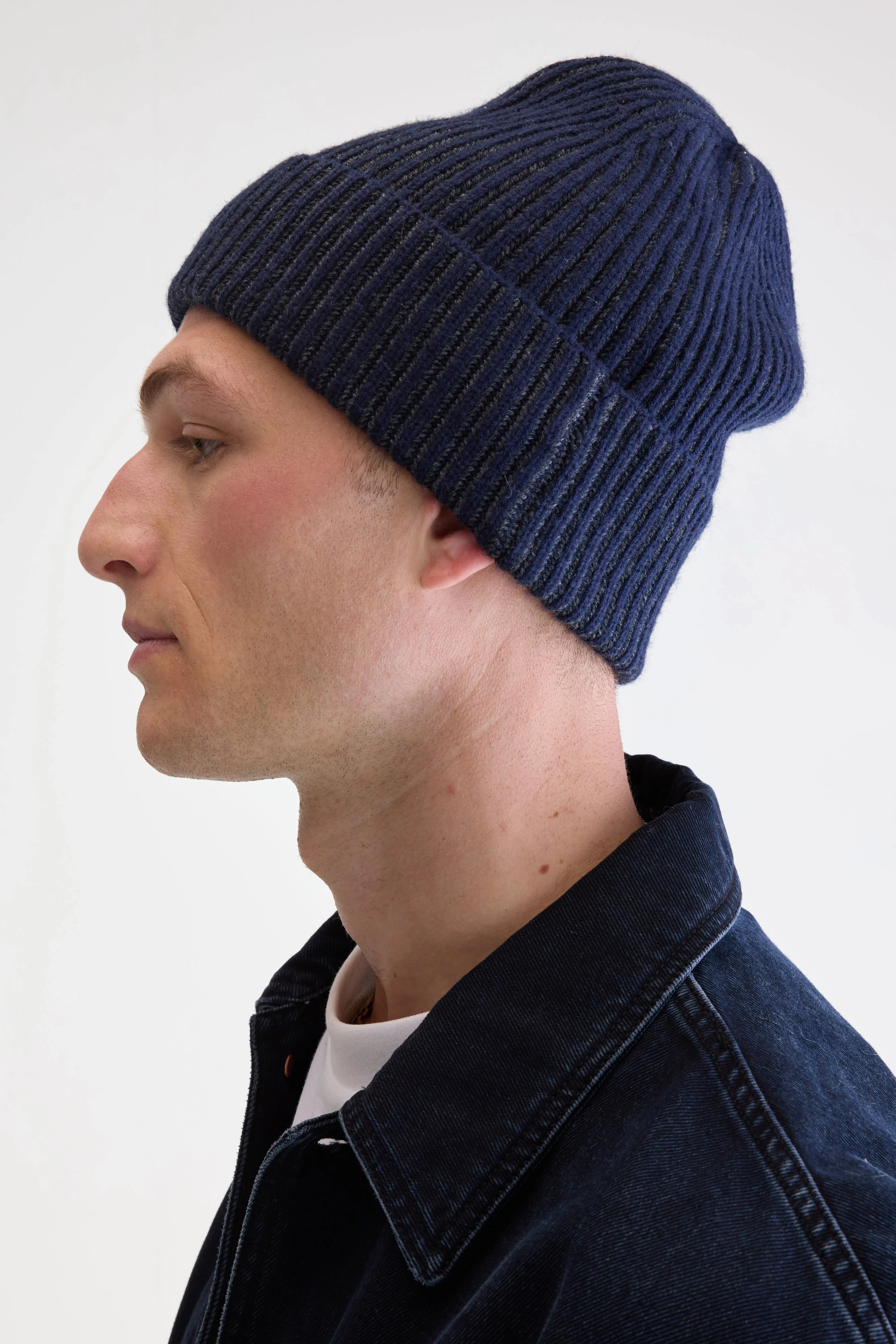 Sonaro Ribbed Knit Beanie - Charcoal / Parker For Men | Bellerose