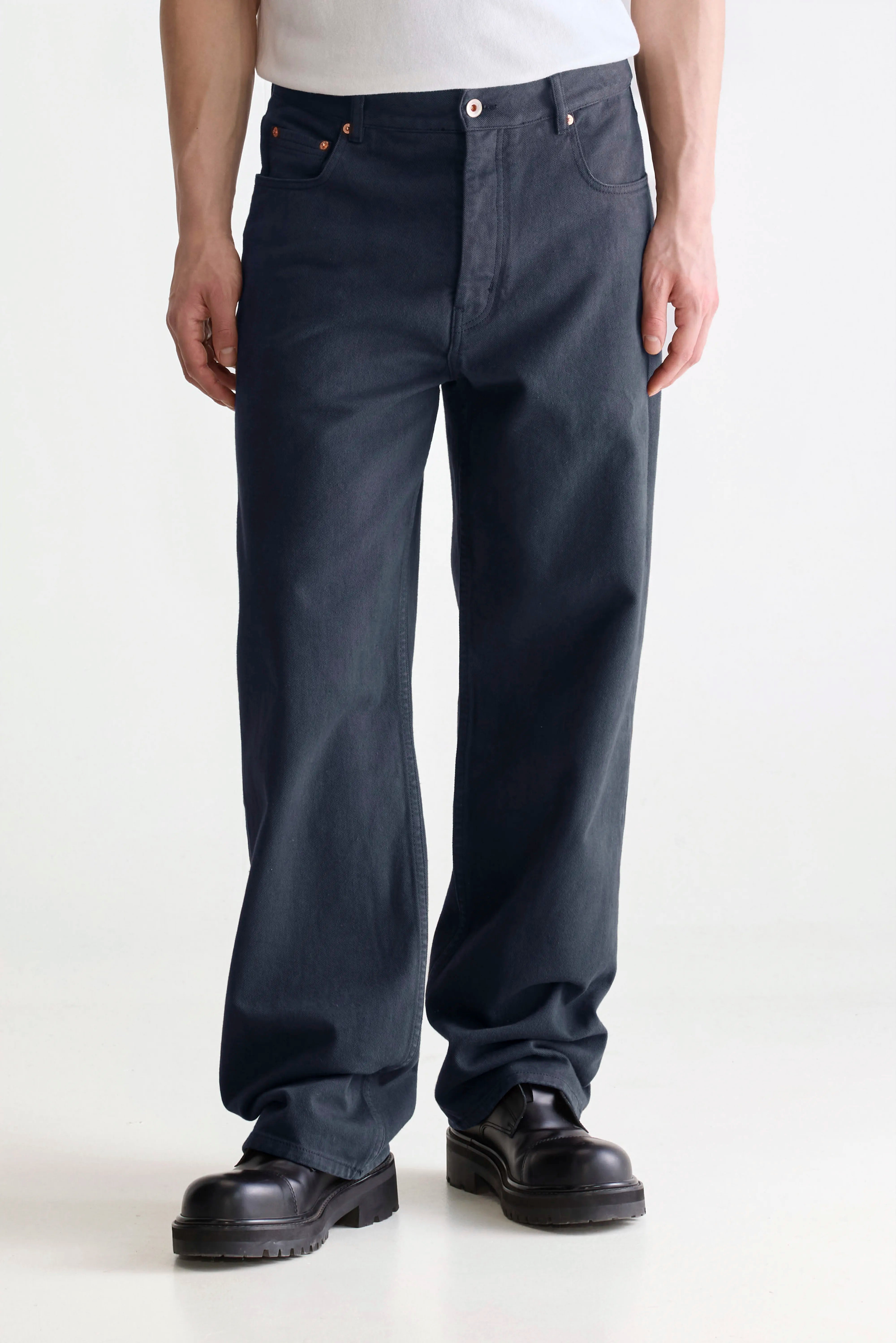 Denim N. 08 Rechte Jeans - Black blue Voor Heren | Bellerose