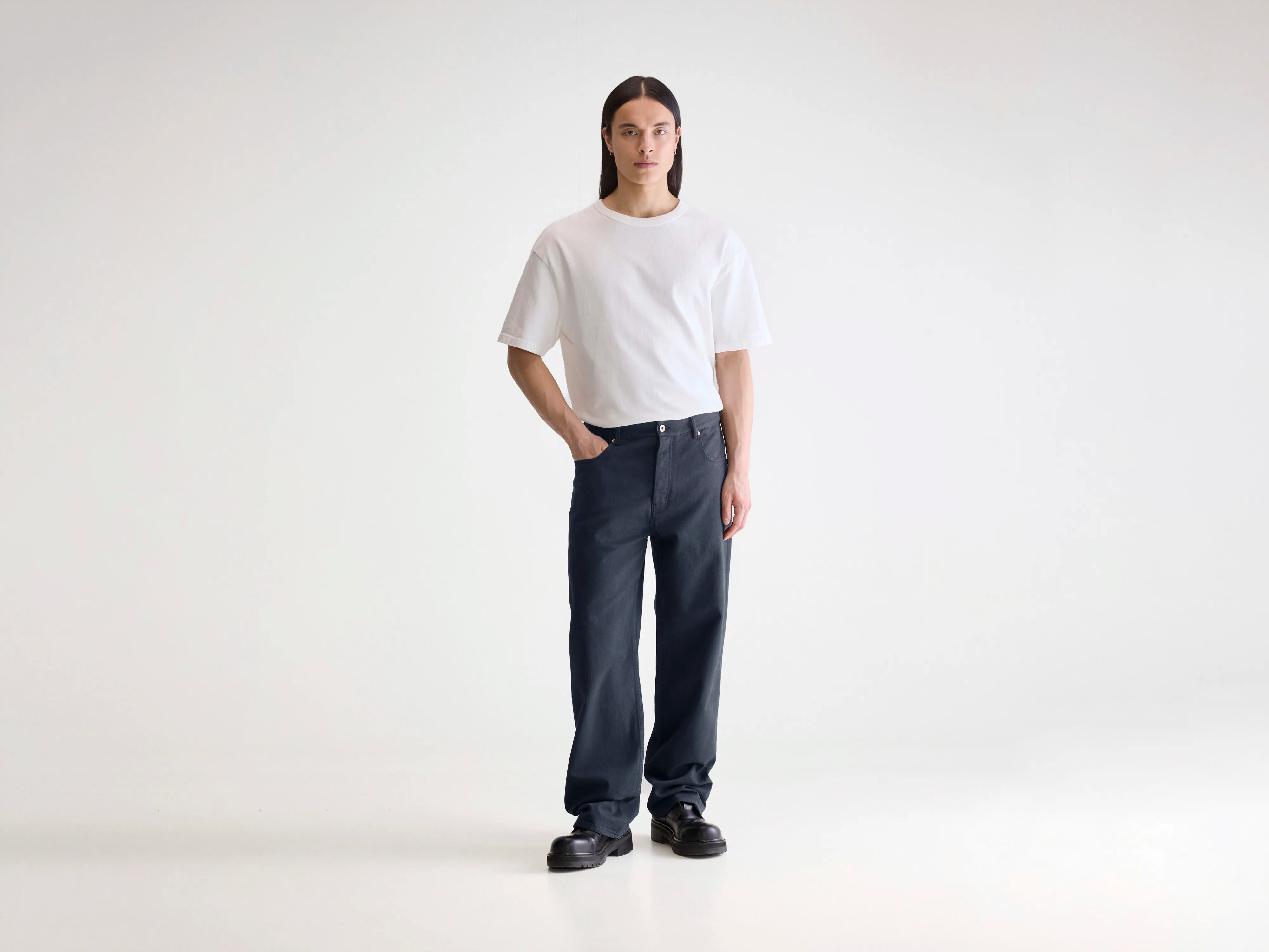 Denim N. 08 rechte jeans (252 / M / BLACK BLUE)