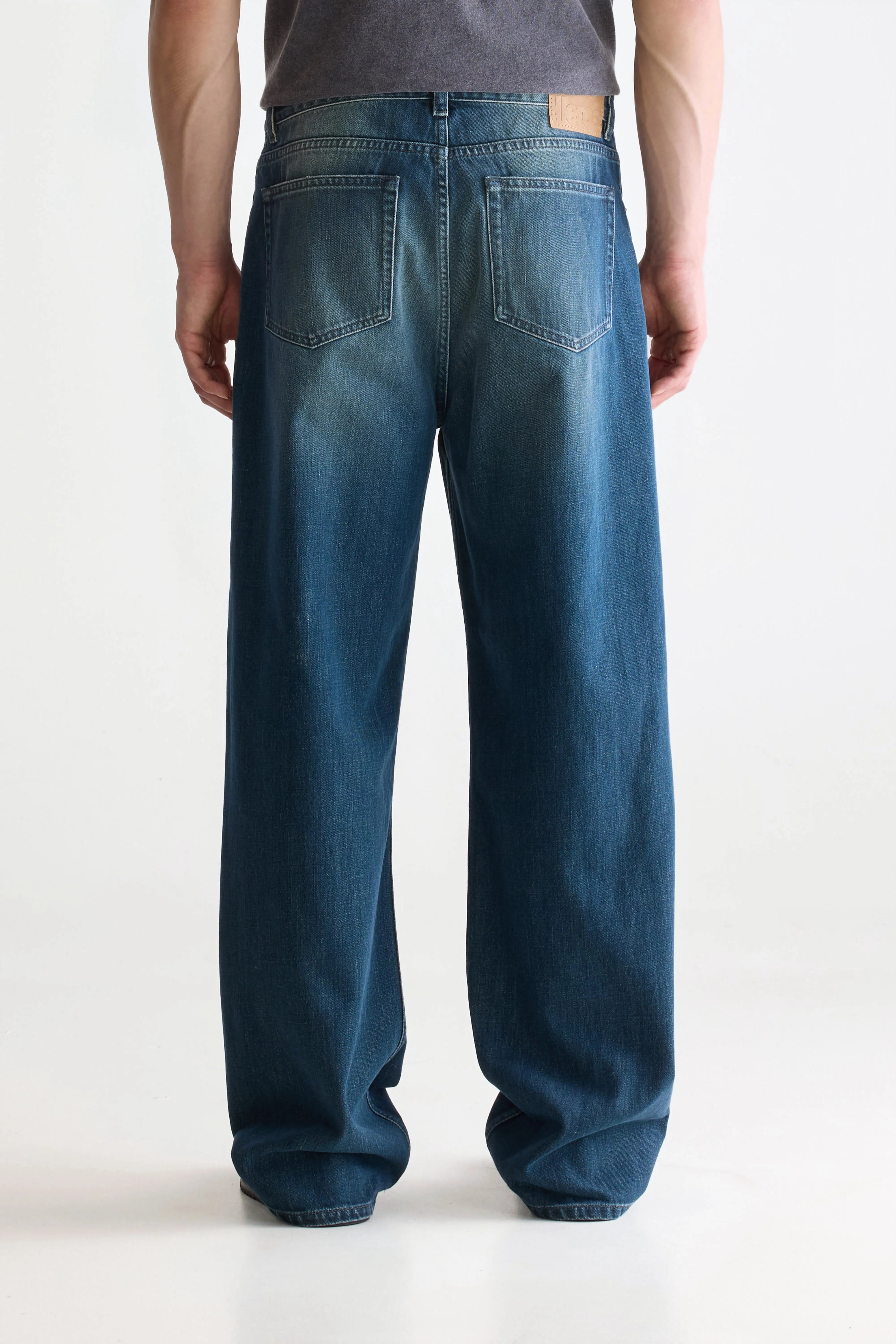 Denim N. 08 Straight Jeans - Used petrol For Men | Bellerose