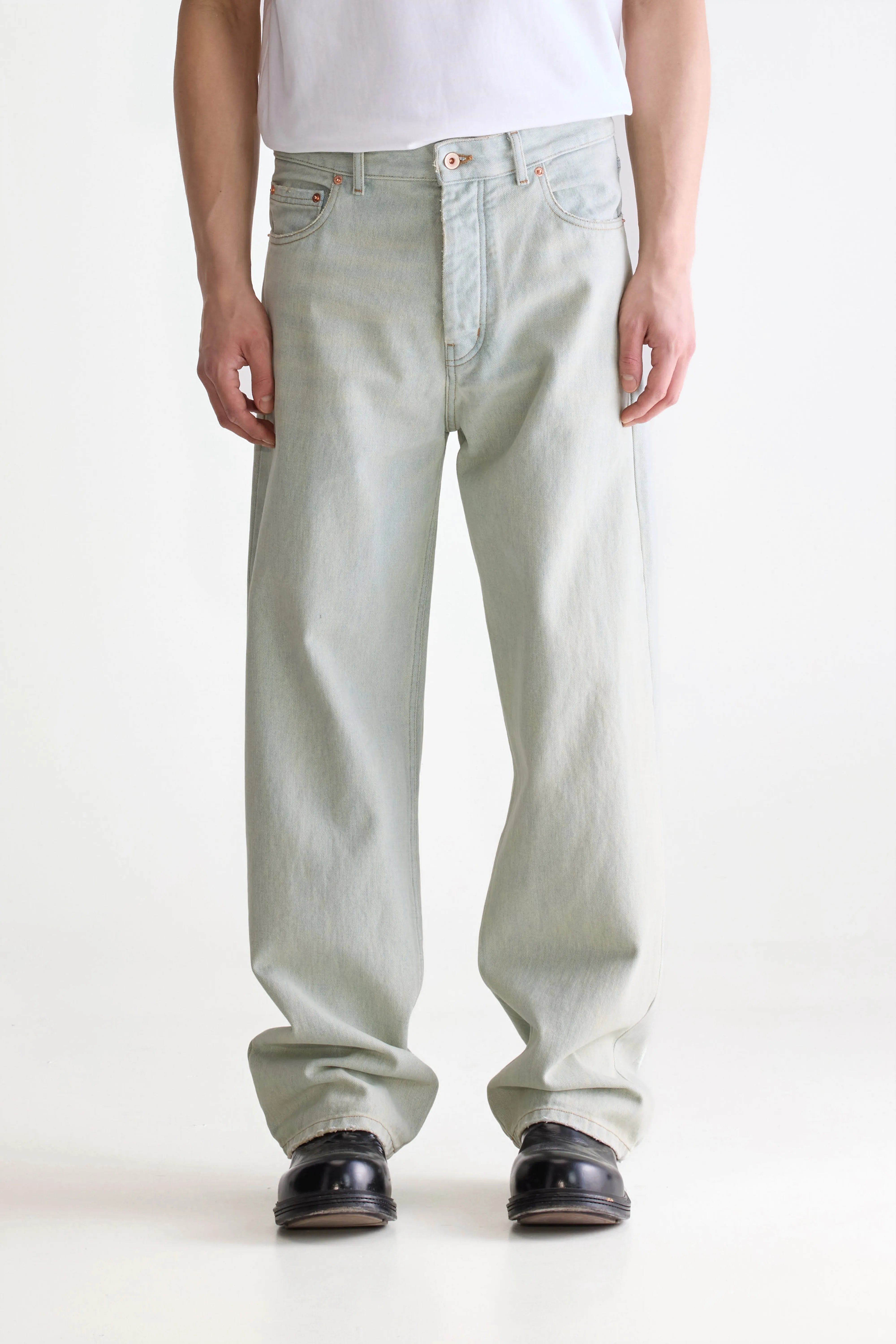 Denim N. 08 Rechte Jeans - Dusty bleach Voor Heren | Bellerose