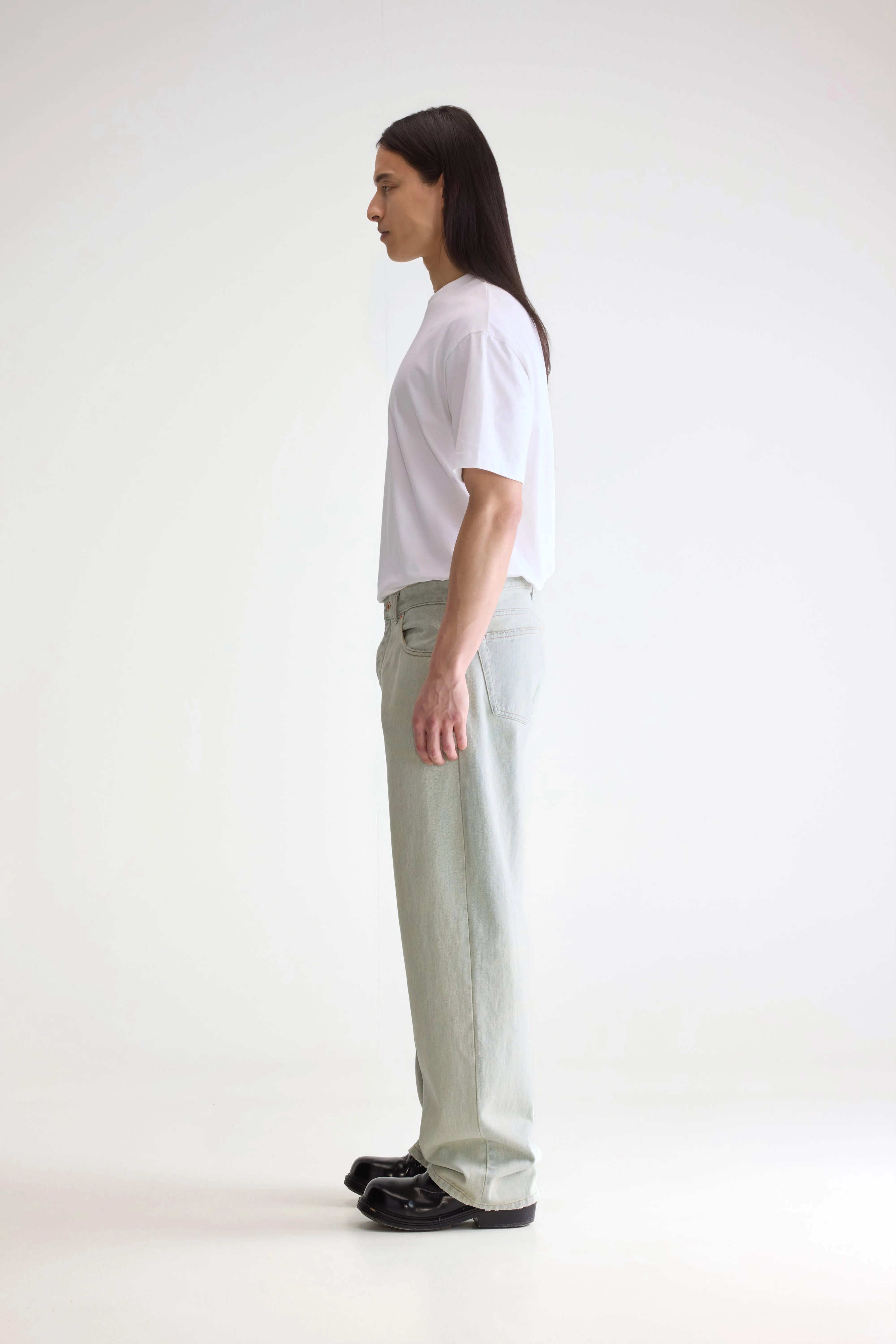 Denim N. 08 Straight Jeans - Dusty bleach For Men | Bellerose