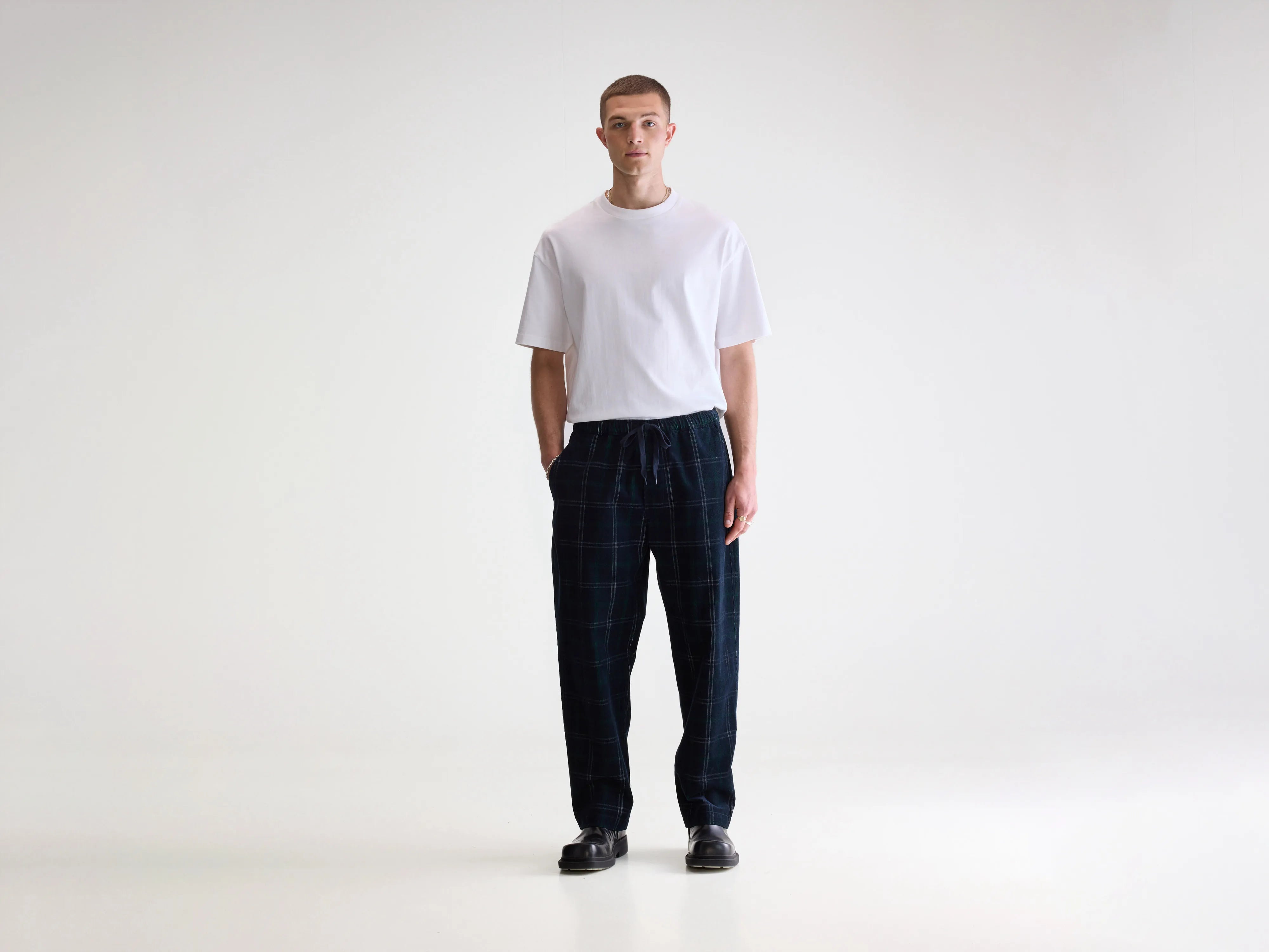 Julius baggy trousers (252 / M / CHECK A)