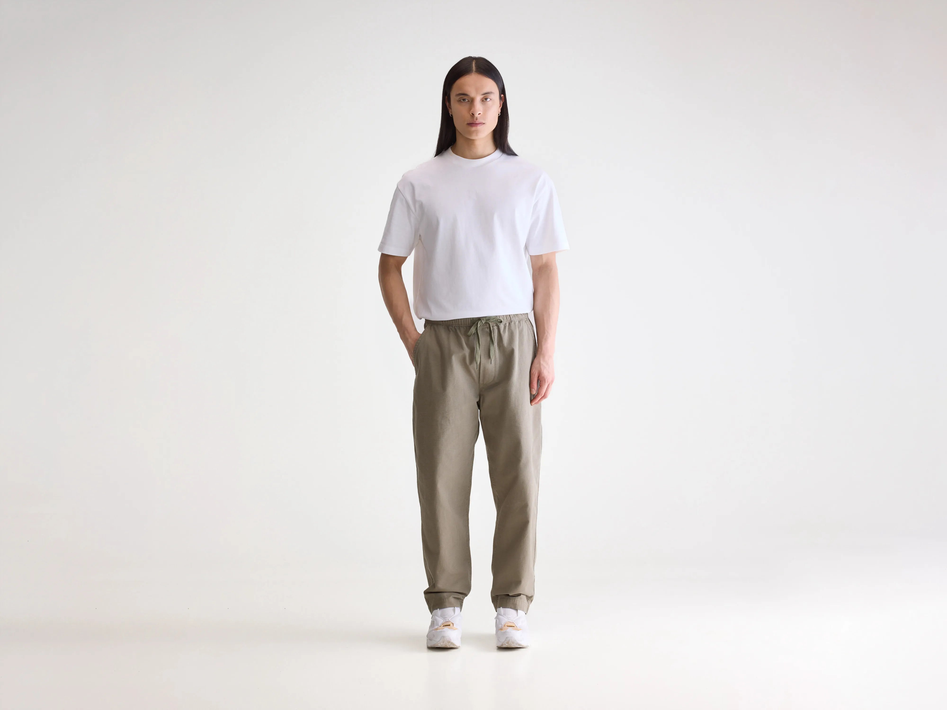 Julius baggy broek (252 / M / DUSTY OLIVE)