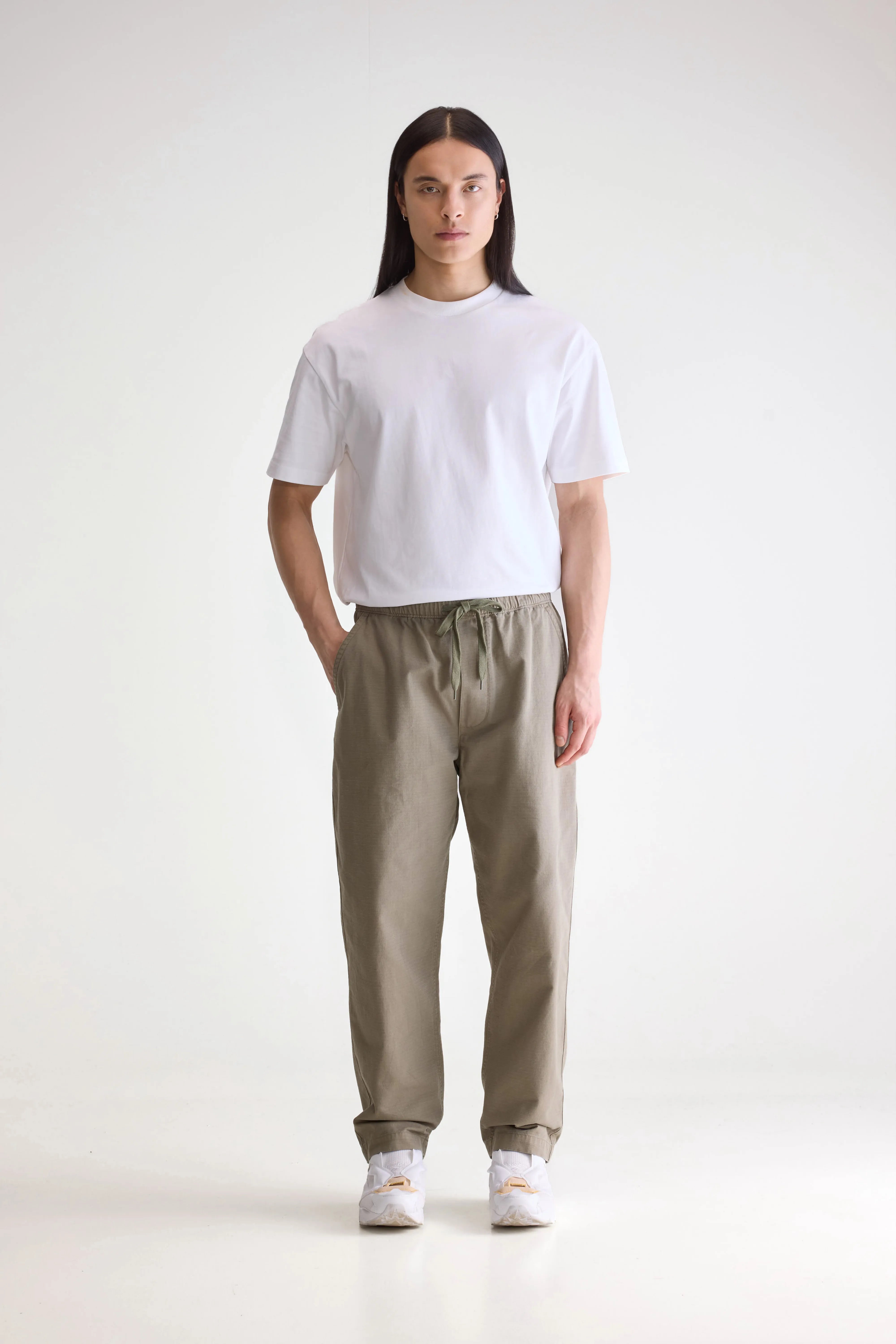 Julius Baggy Trousers - Dusty olive For Men | Bellerose