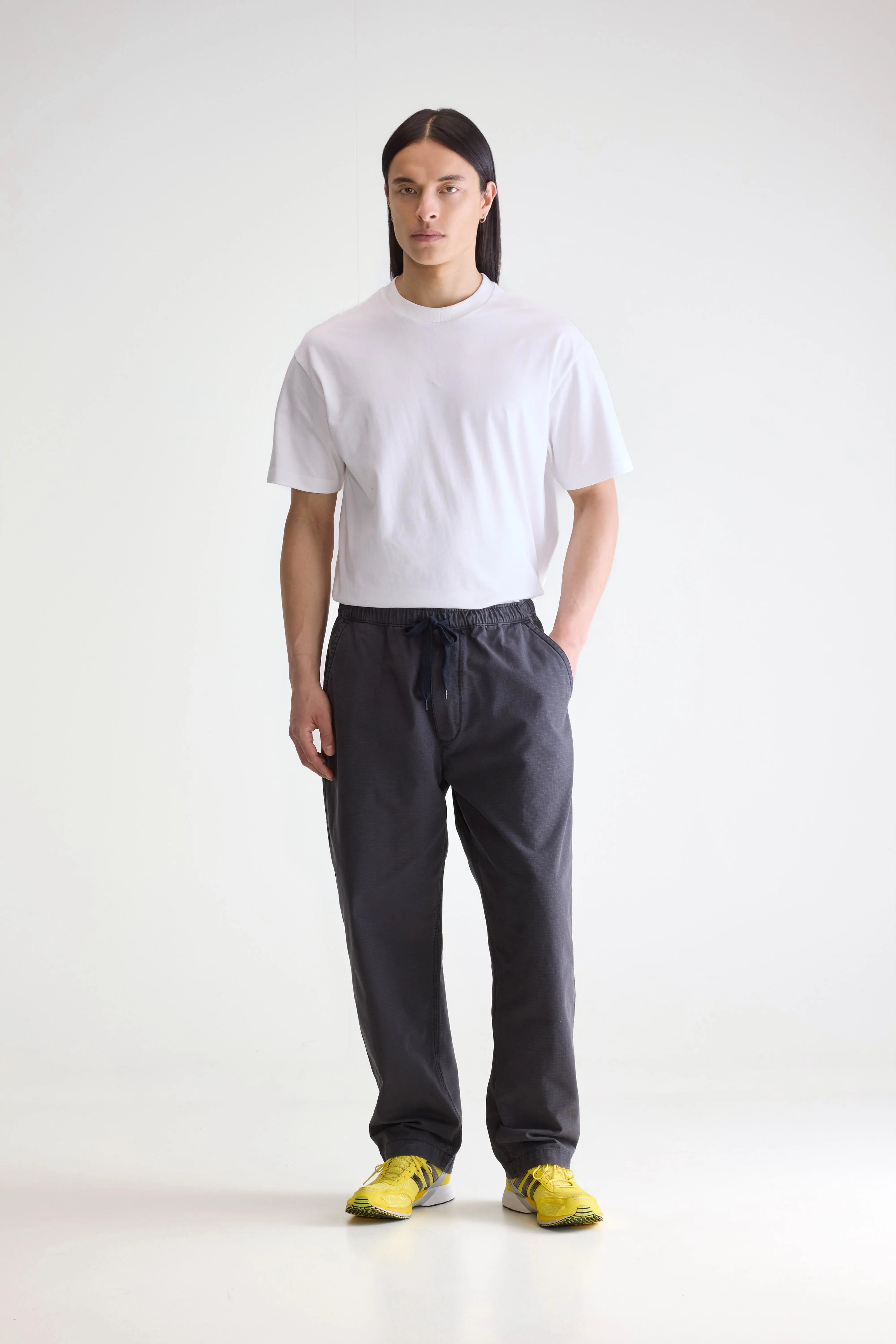 Julius Baggy Trousers - Black sand For Men | Bellerose