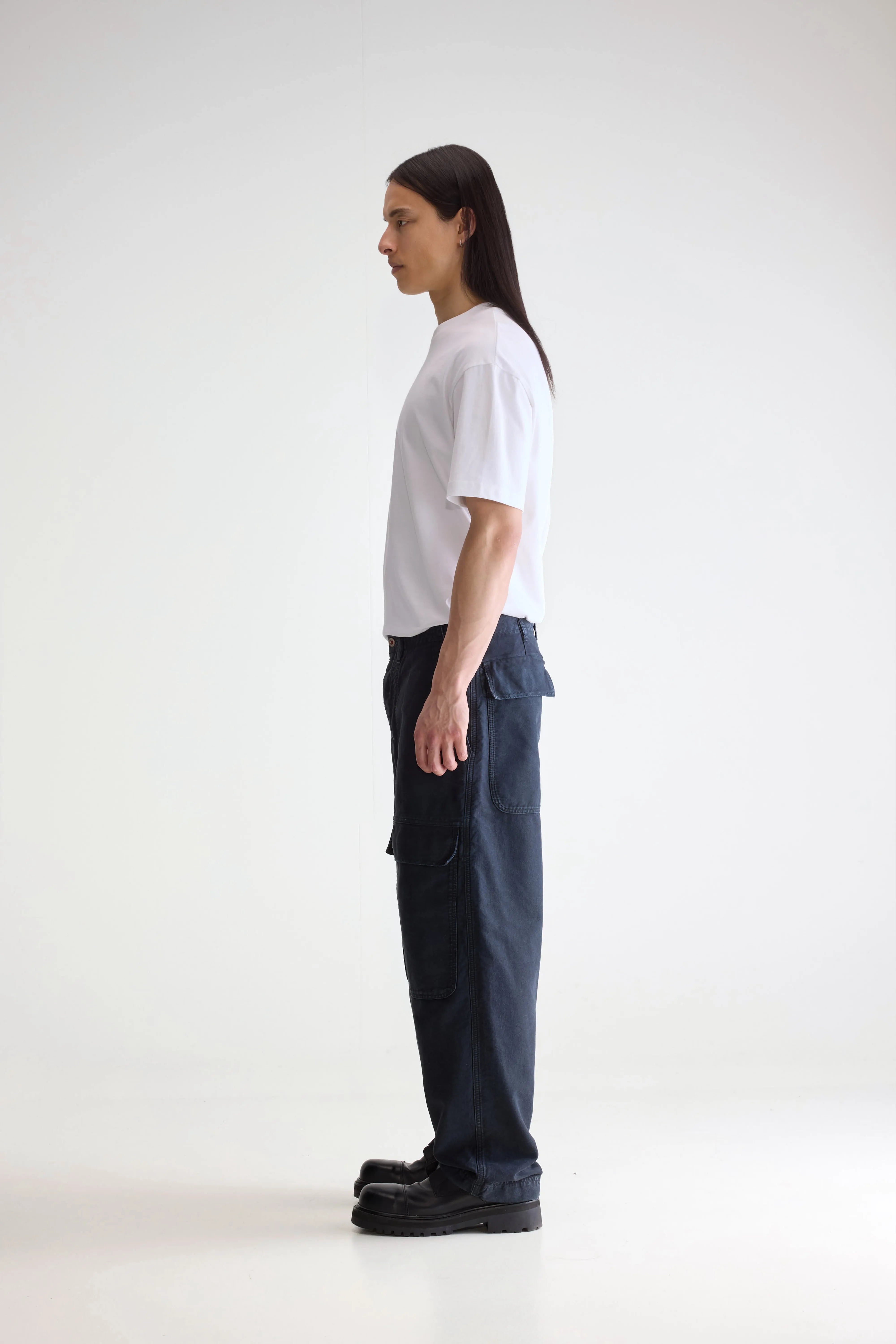 Pantalon Cargo Pango - Charcoal Pour Homme | Bellerose