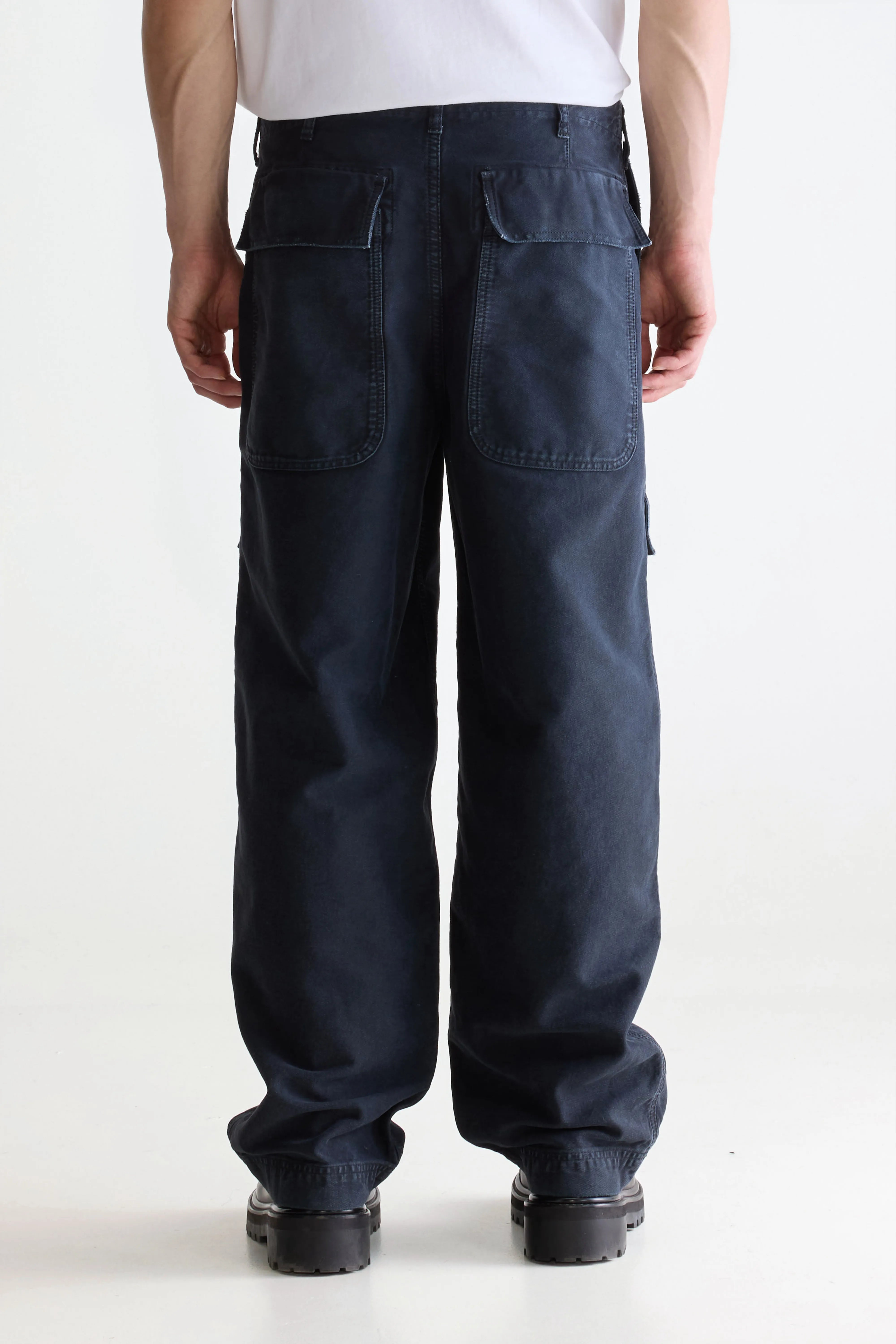 Pantalon Cargo Pango - Charcoal Pour Homme | Bellerose