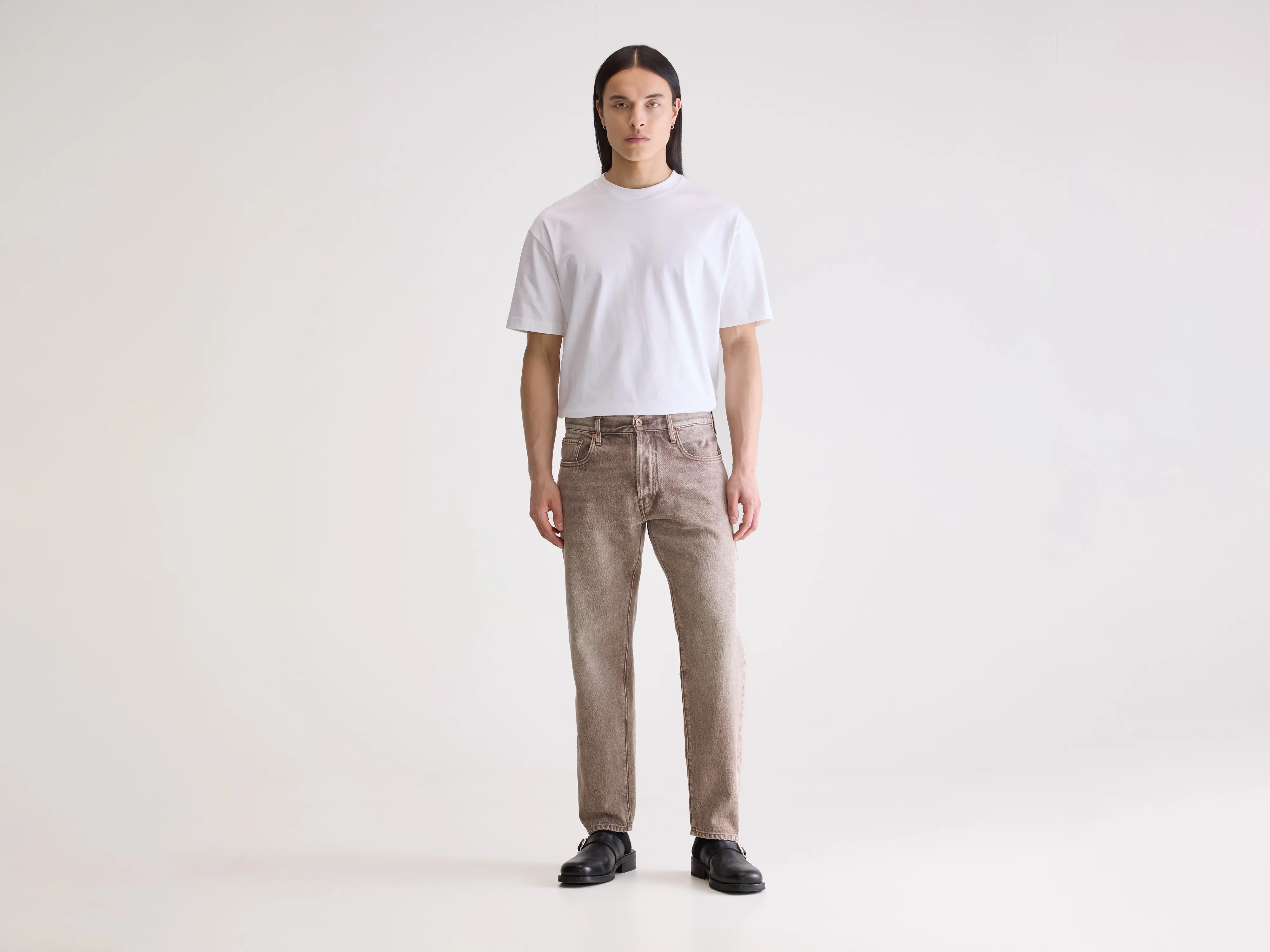 Denim N. 01 losse jeans (252 / M / BROWN SNOW)