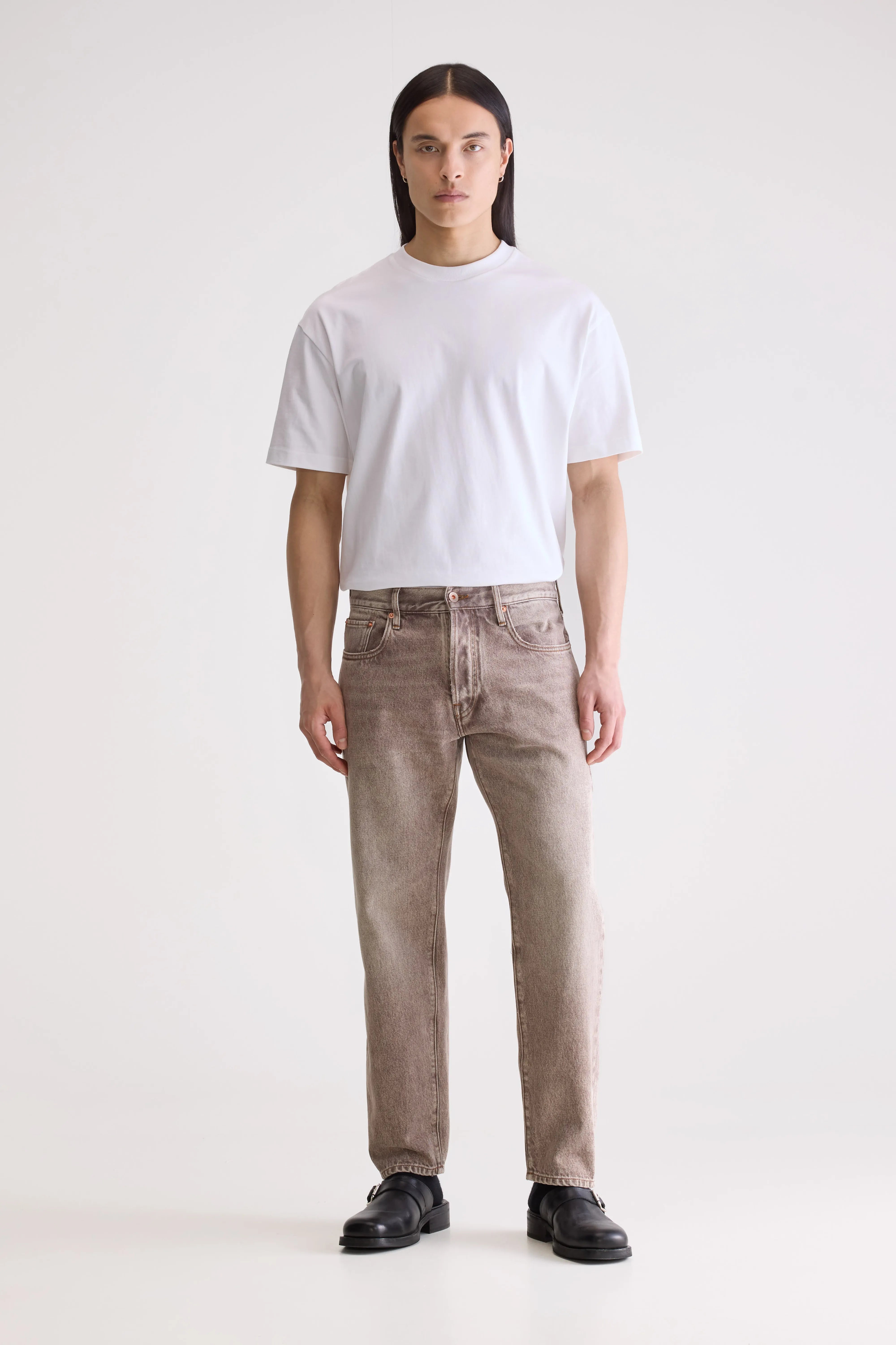 Denim N. 01 Losse Jeans - Brown snow Voor Heren | Bellerose