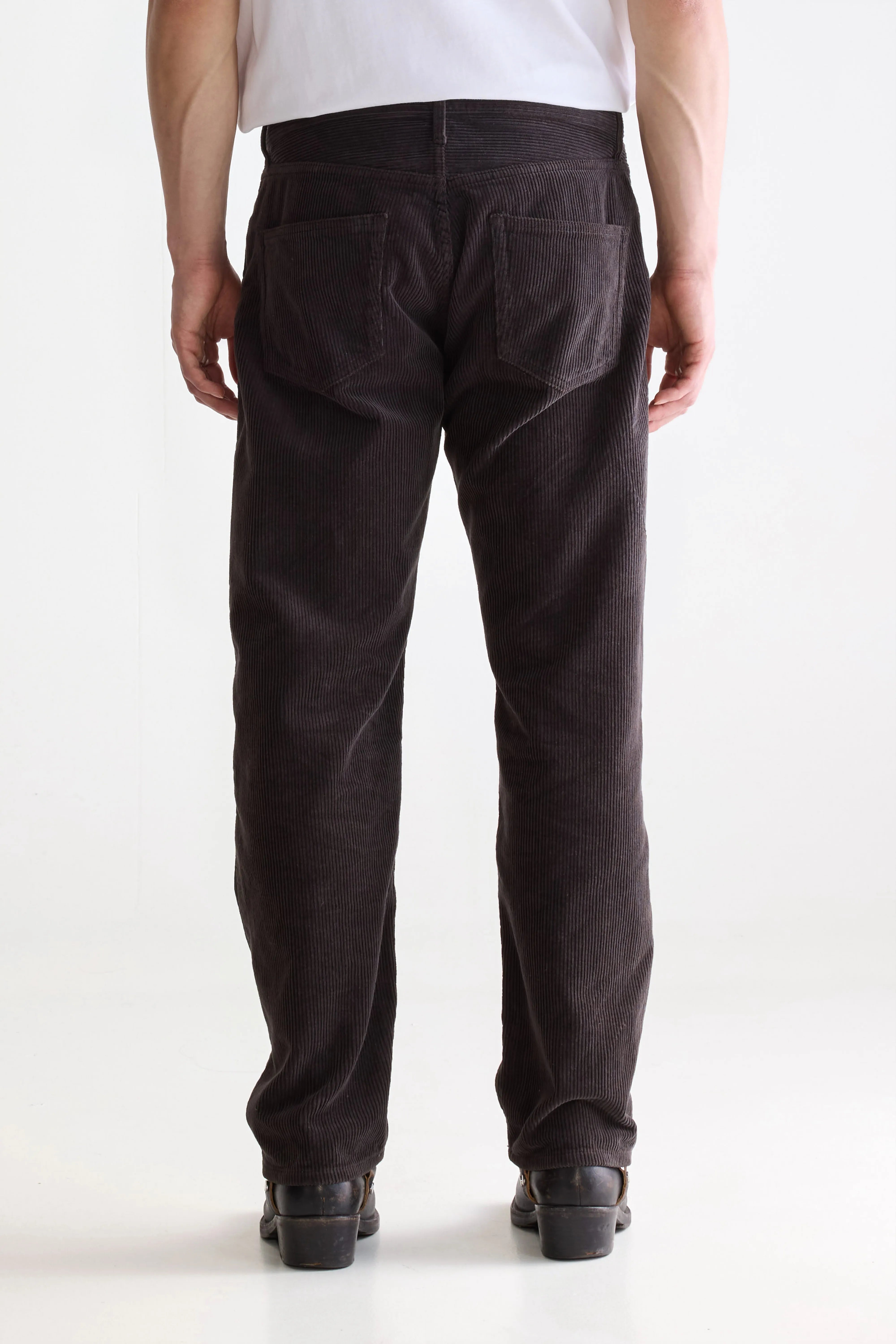 Percy Relaxed Trousers - Black sand For Men | Bellerose