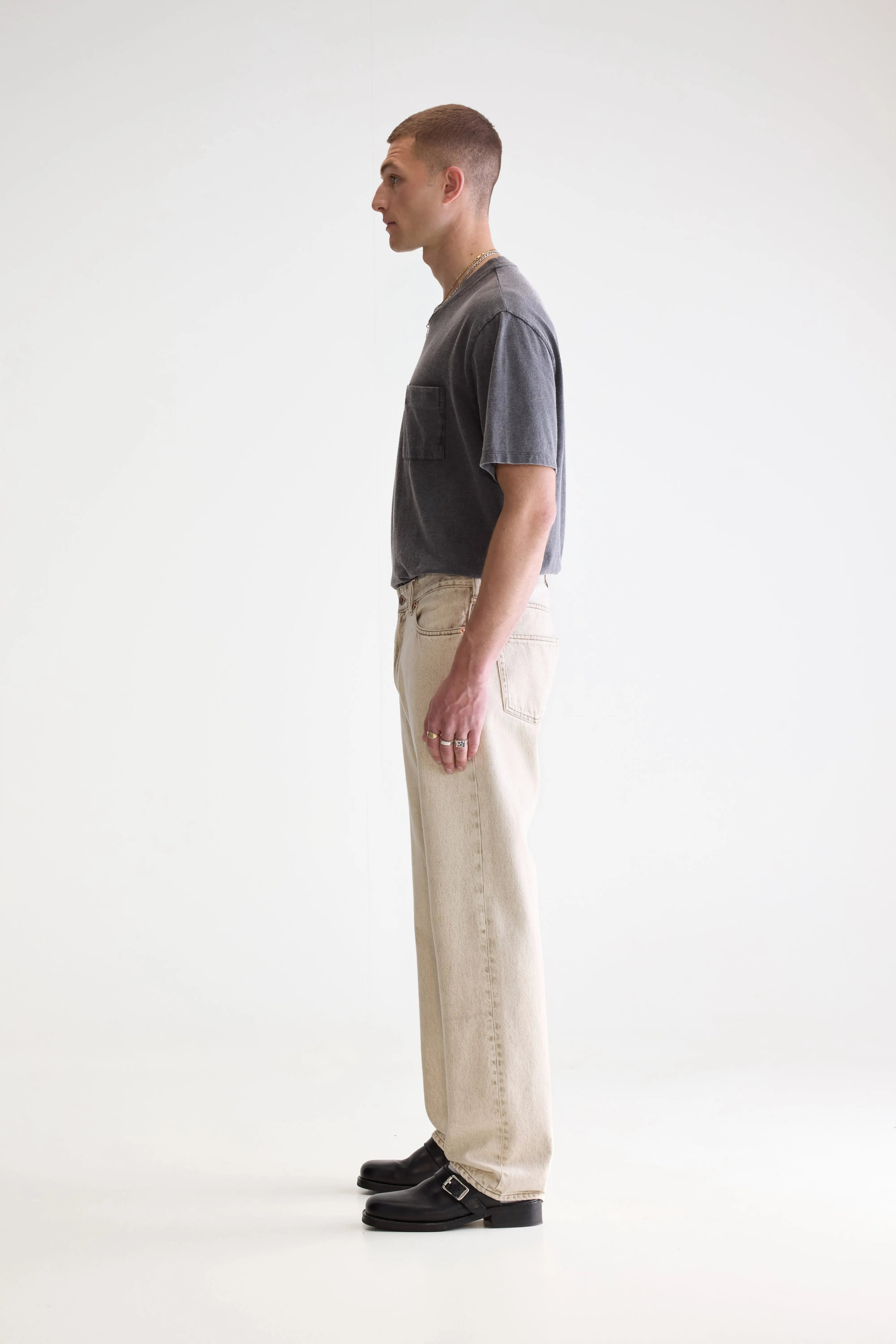 Denim N. 09 straight jeans (252 / M / BEIGE SNOW)