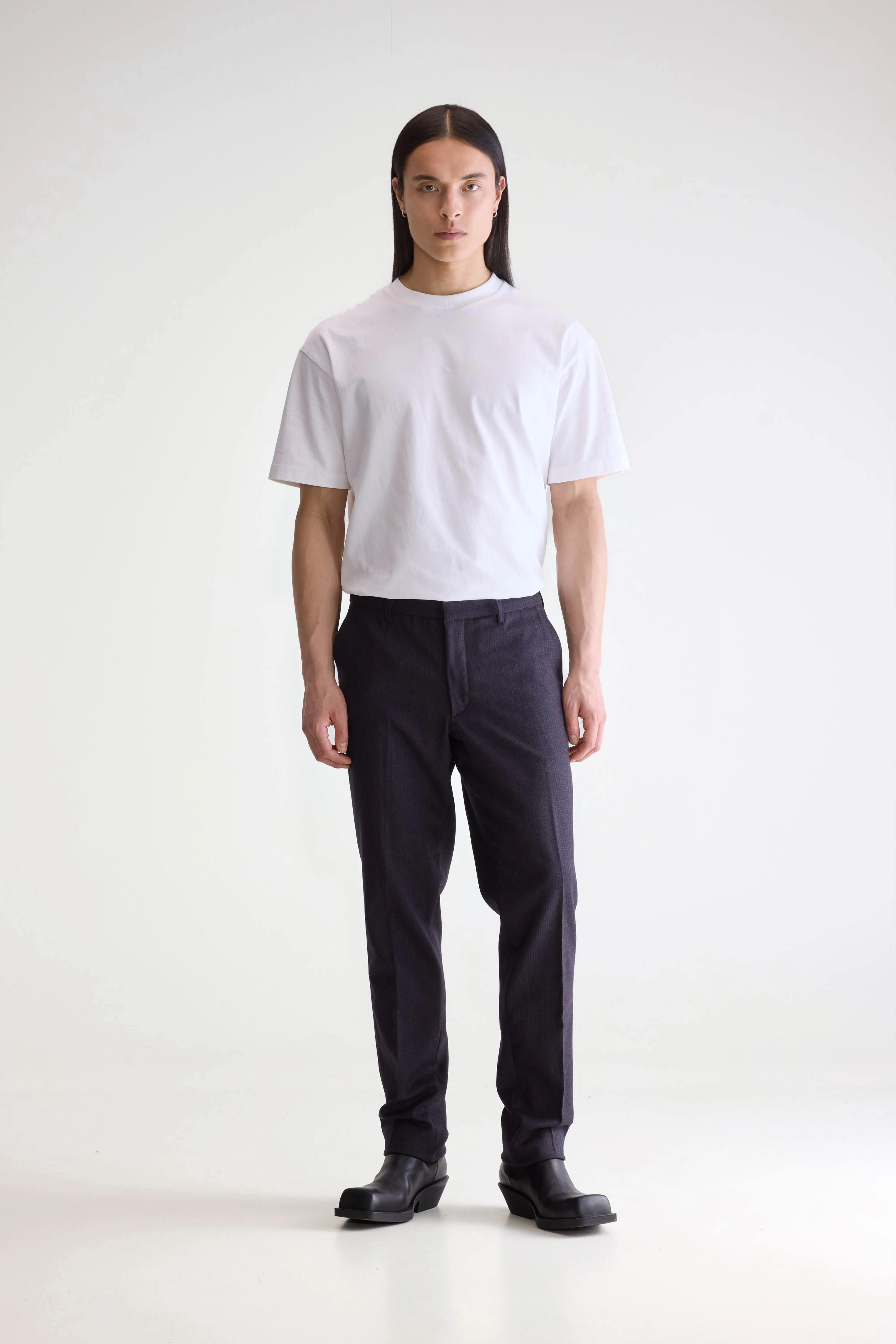 Pantalon Tapered Stanley - Check a Pour Homme | Bellerose