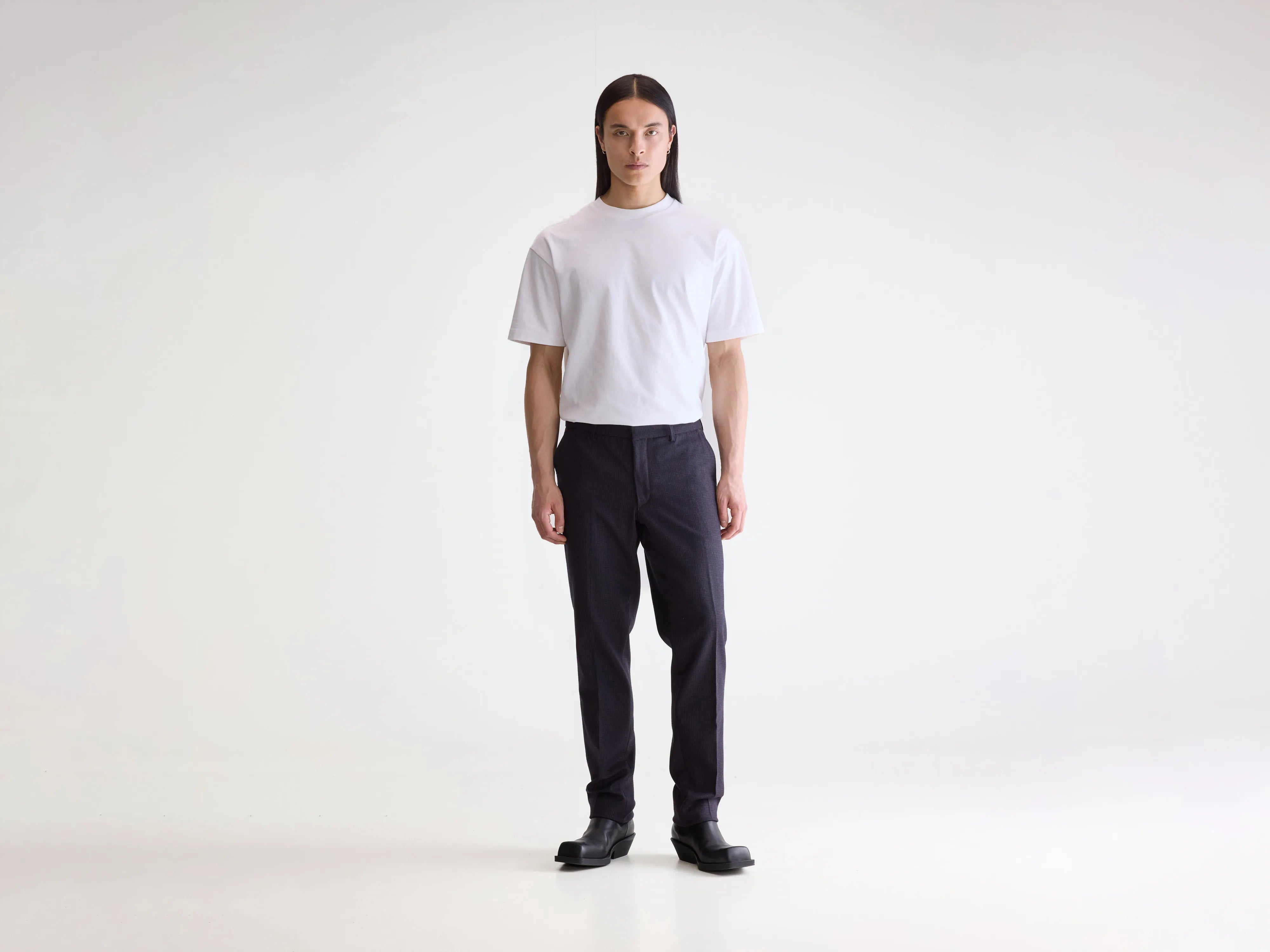 Stanley tapered trousers (252 / M / CHECK A)