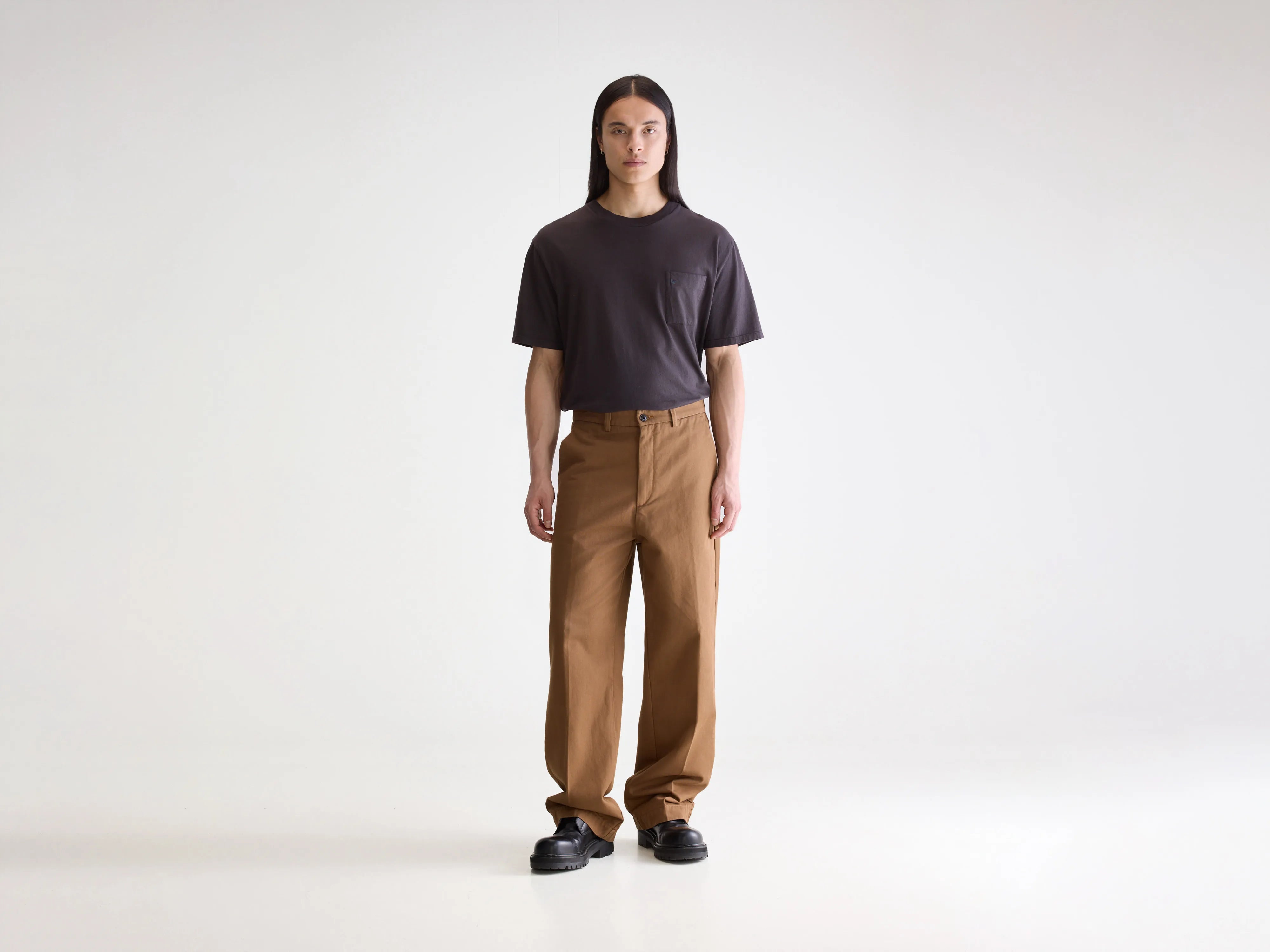 Polk relaxed trousers (252 / M / BISCOTTI)