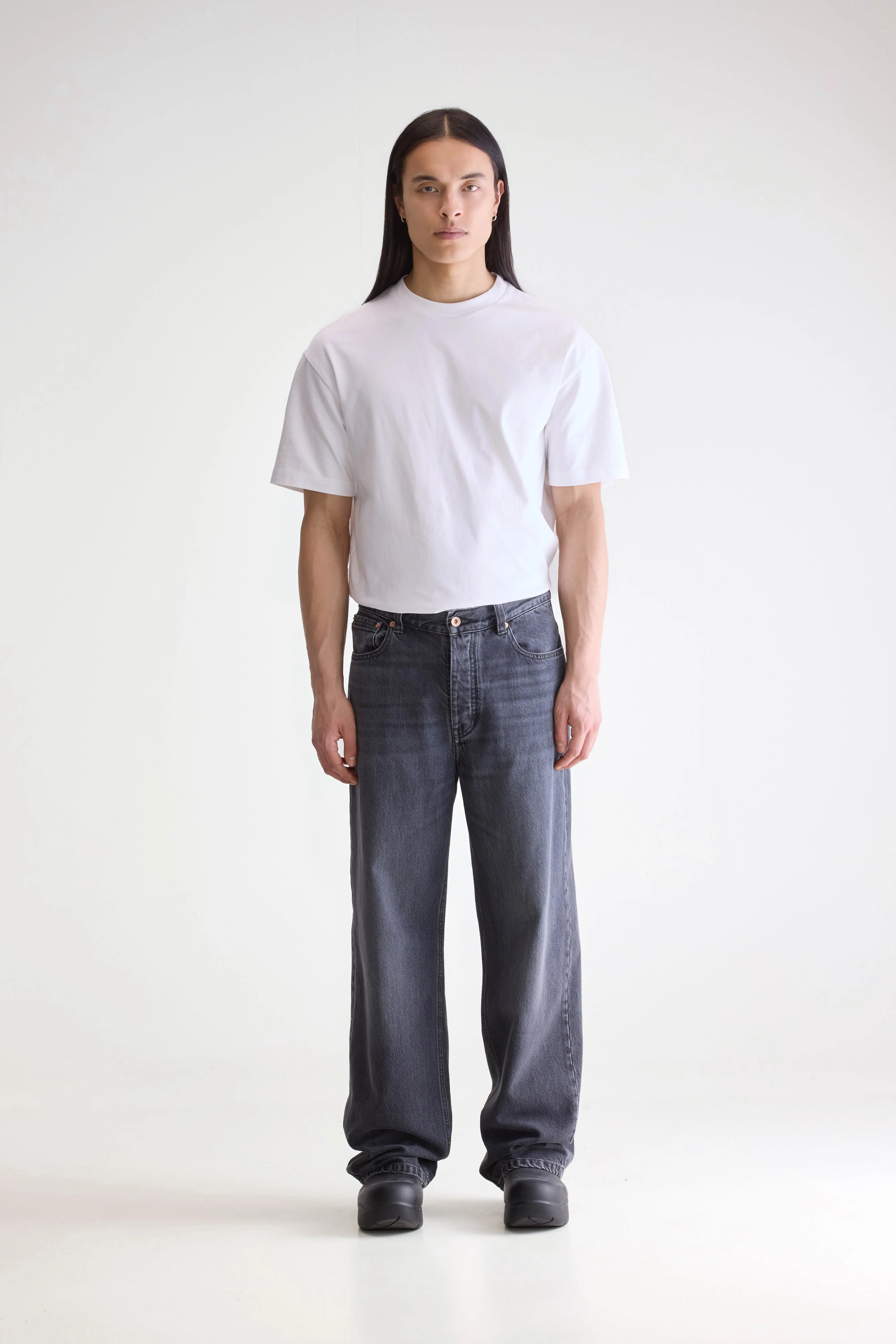 Denim N. 05 Wijde Jeans - Vintage black Voor Heren | Bellerose