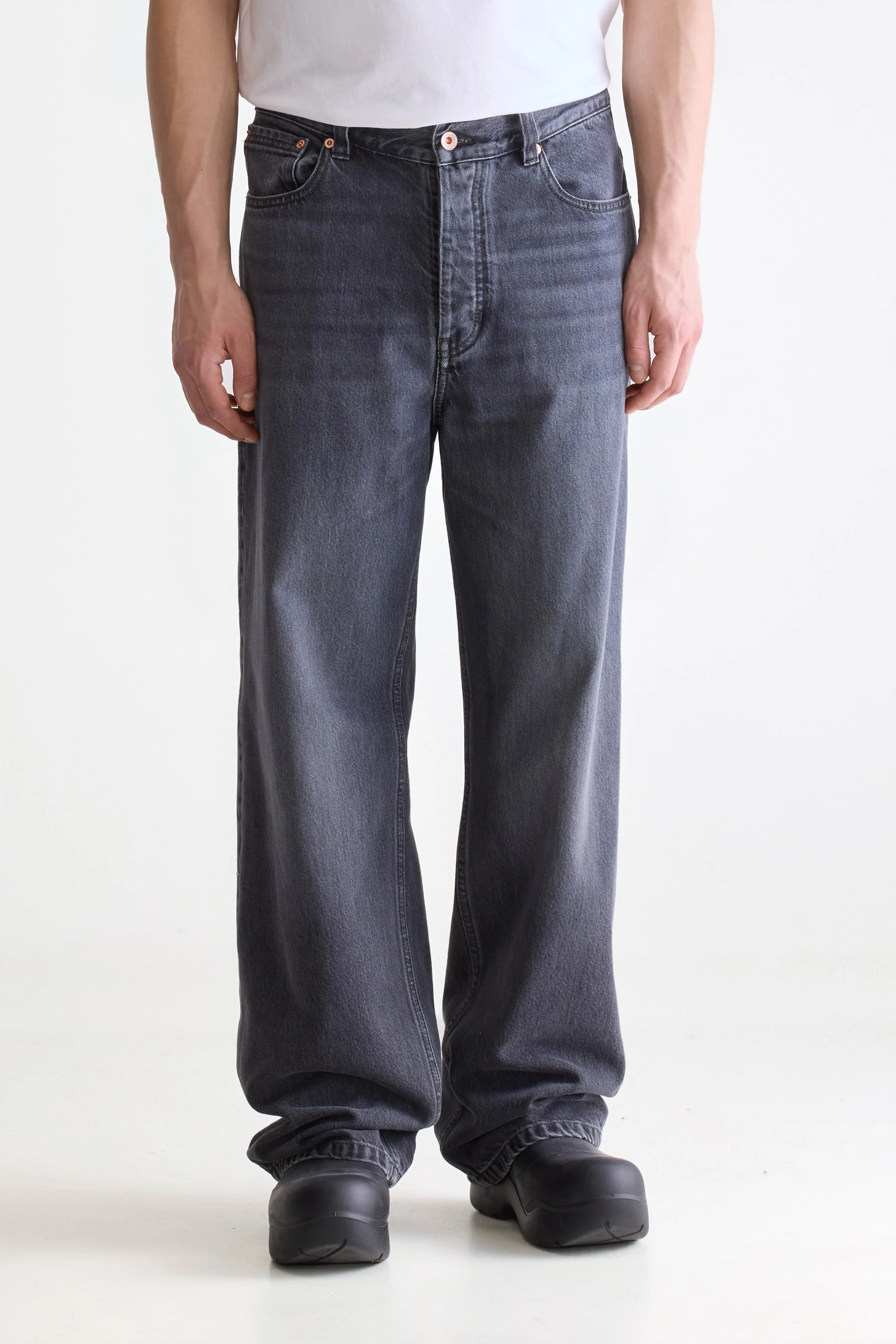 Denim N. 05 Wijde Jeans - Vintage black Voor Heren | Bellerose
