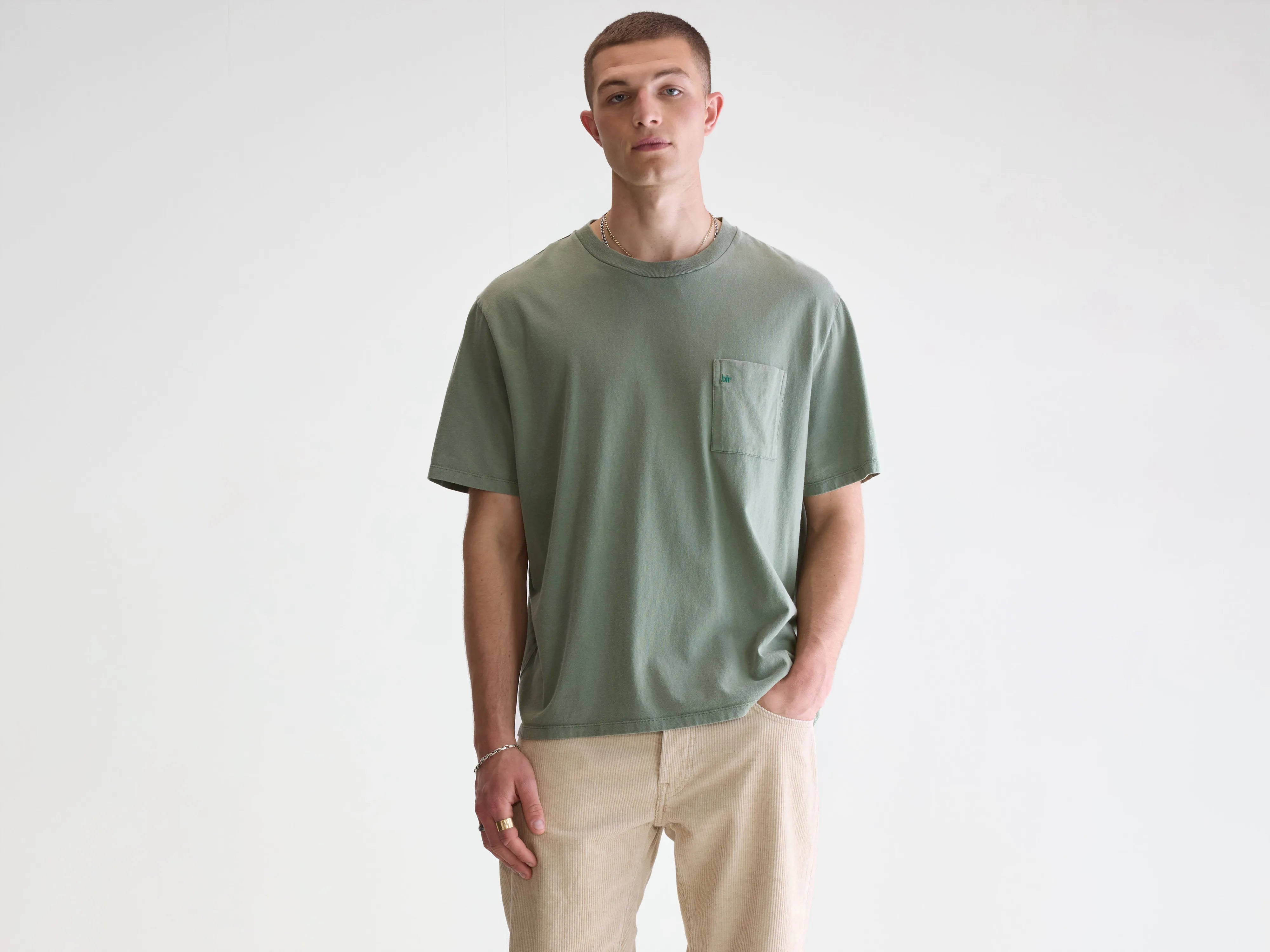 Video relaxed t-shirt (252 / M / SAGE)