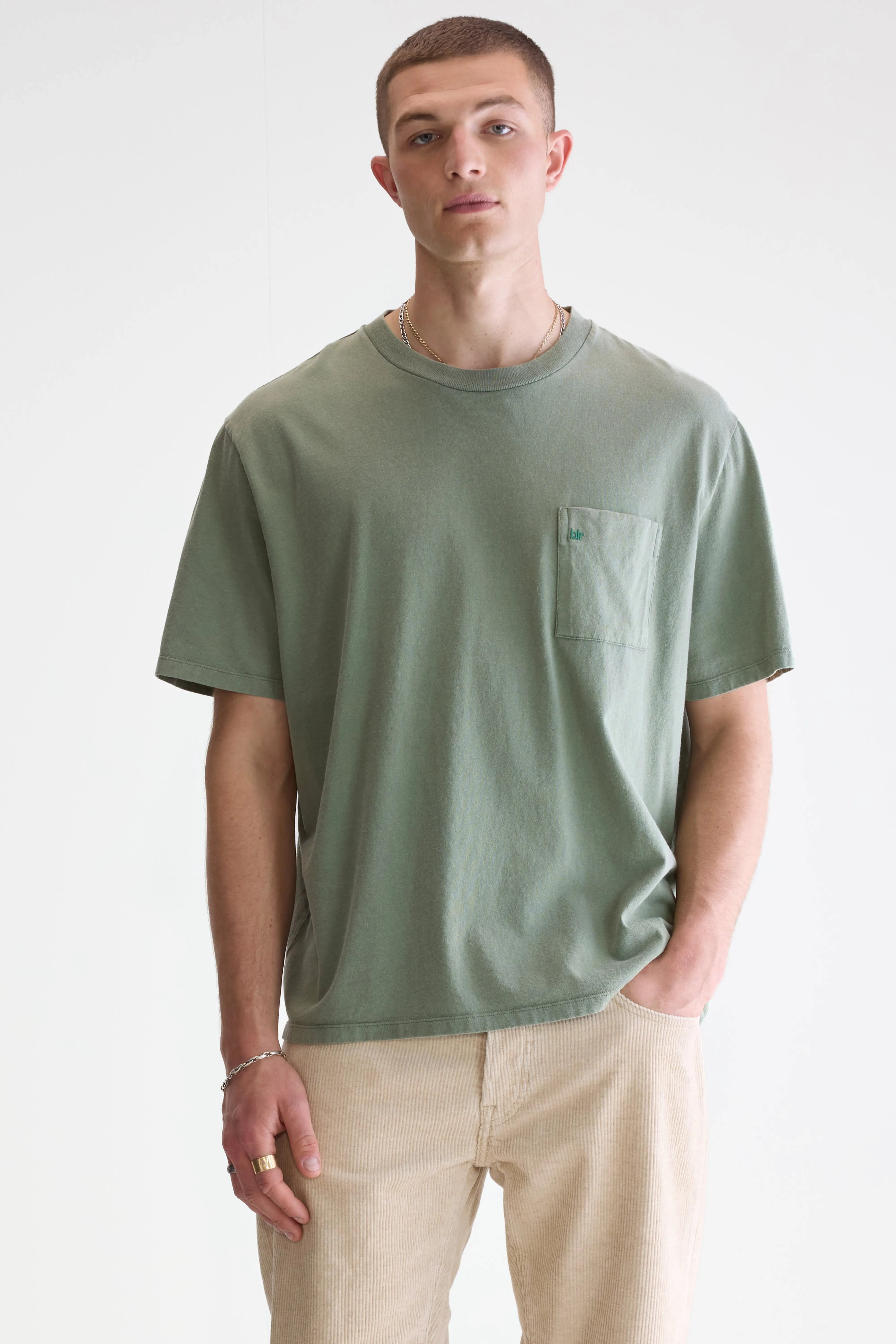 Video Relaxed T-shirt - Sage For Men | Bellerose