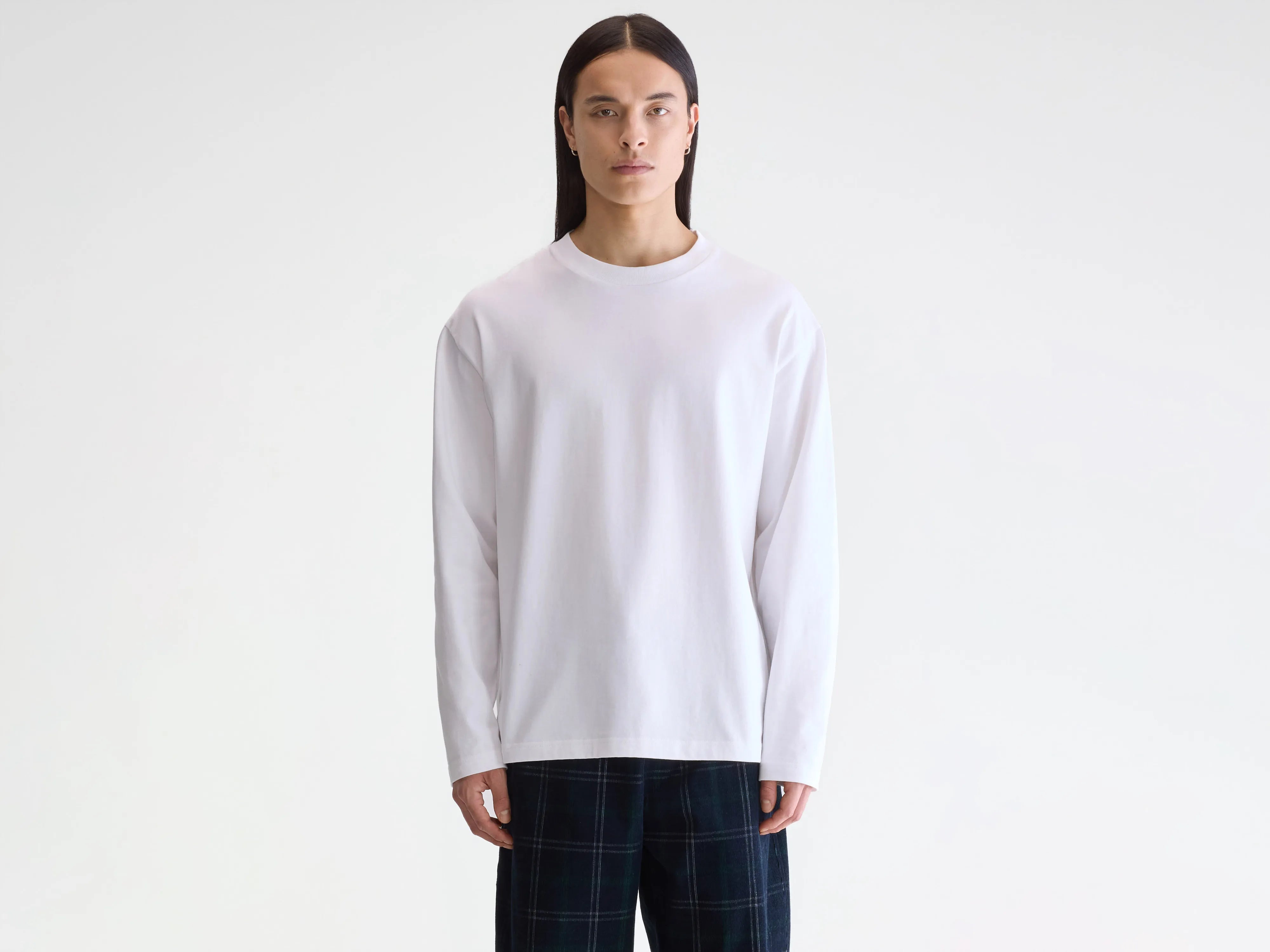 Vlugi t-shirt met lange mouwen (252 / M / WHITE)