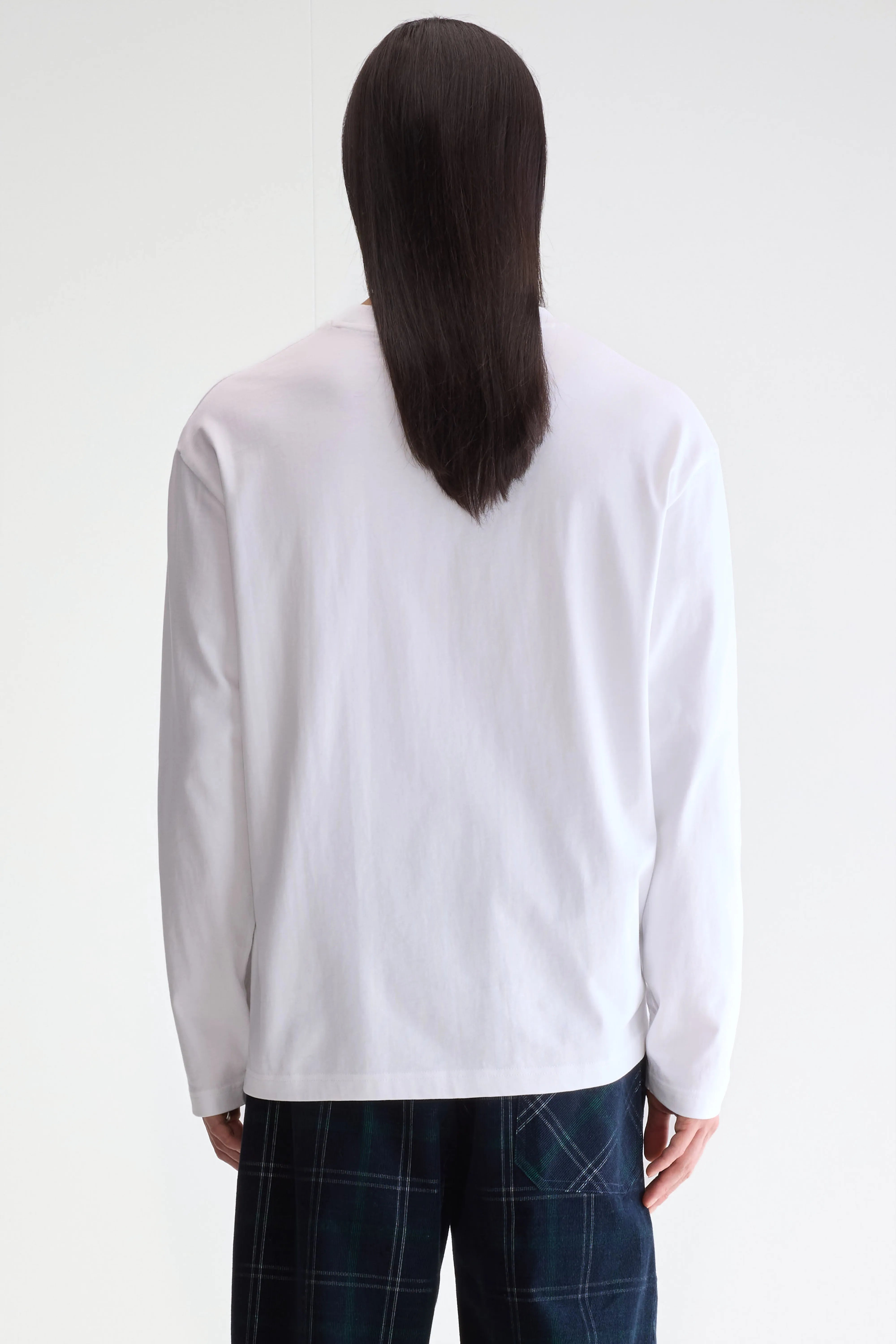 Vlugi T-shirt Met Lange Mouwen - White Voor Heren | Bellerose