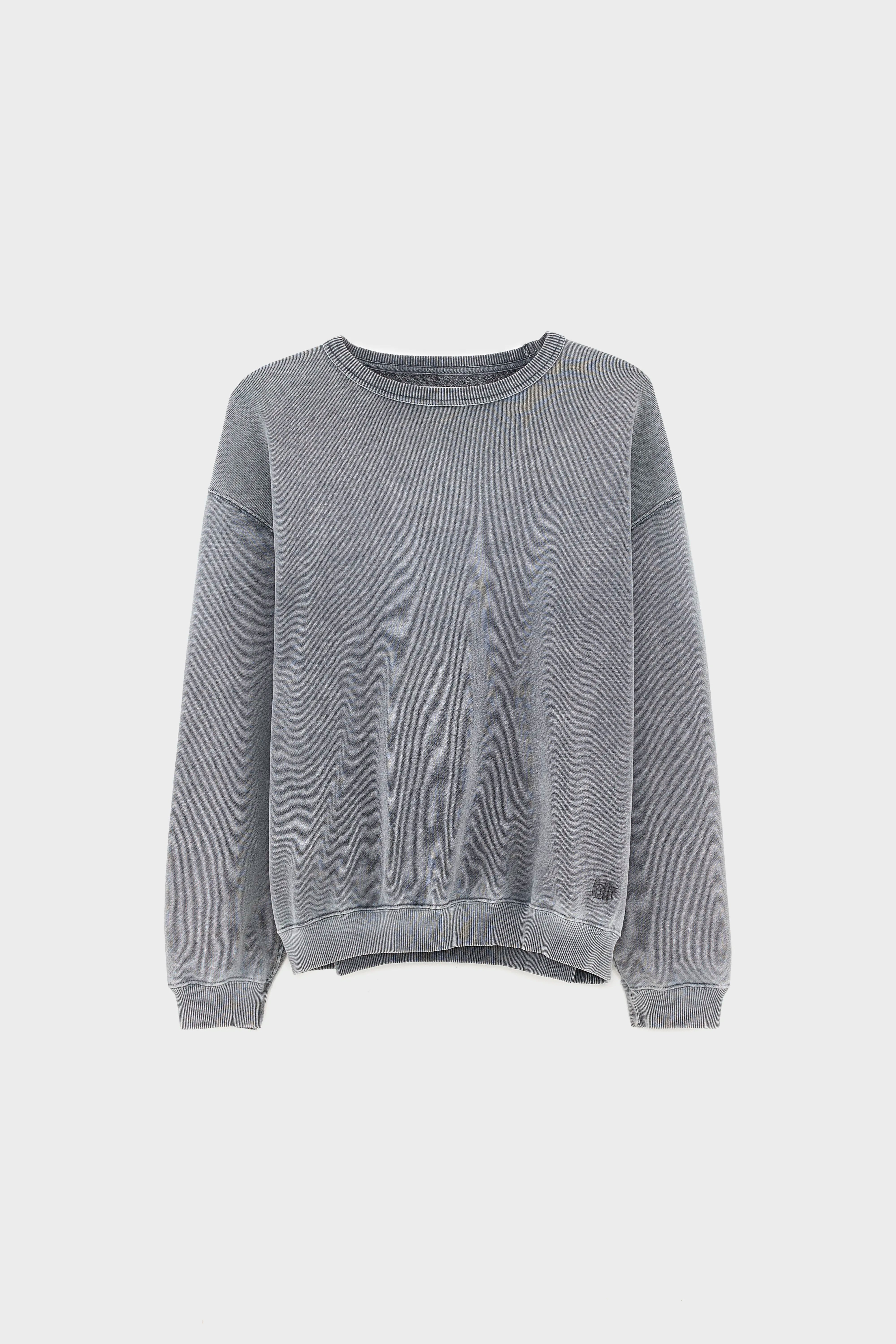 Sweatshirt col rond Fabien (252 / M / BLACK BLUE)