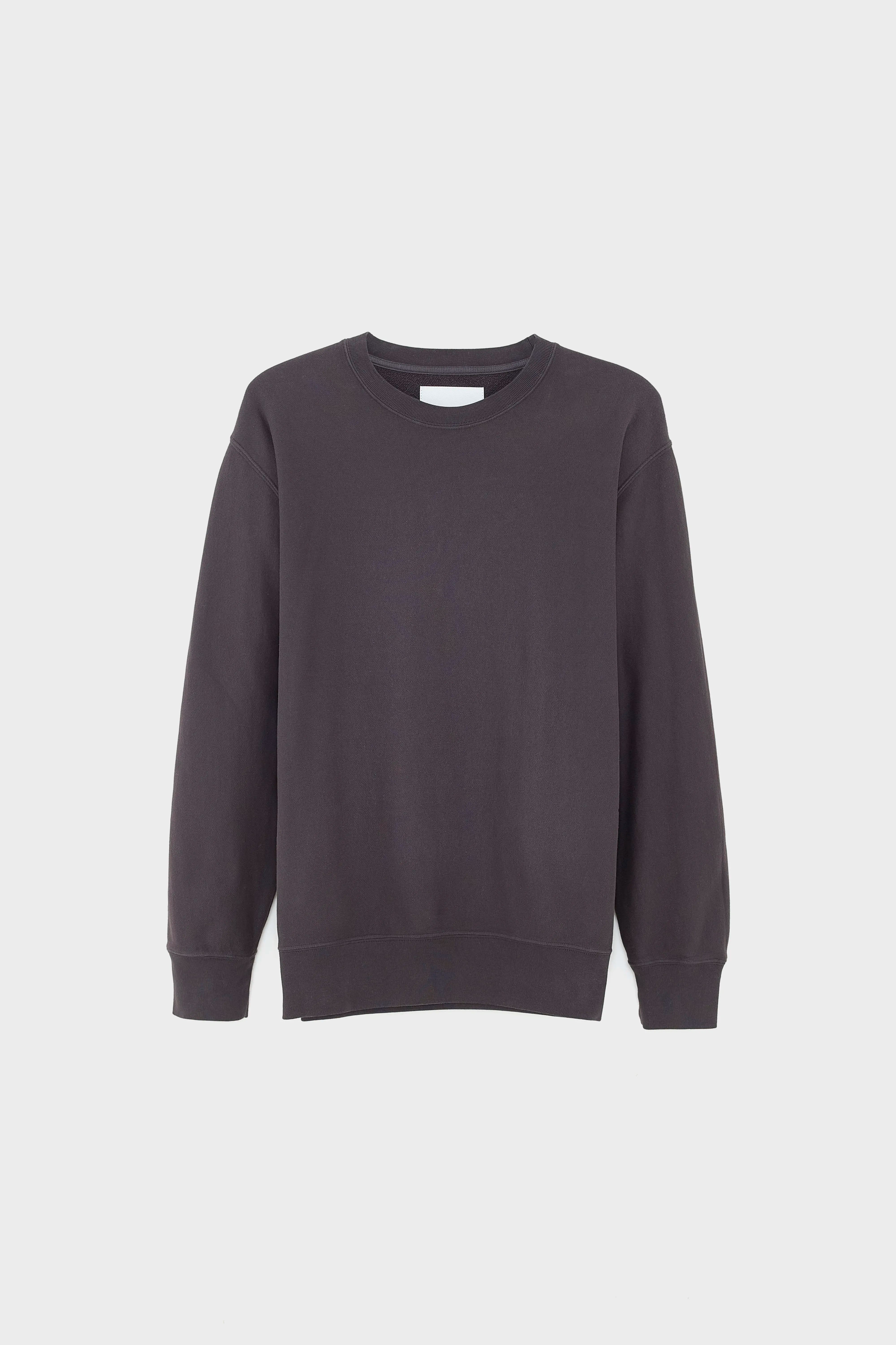 Flake crewneck sweatshirt (252 / M / DARK PURPLE)