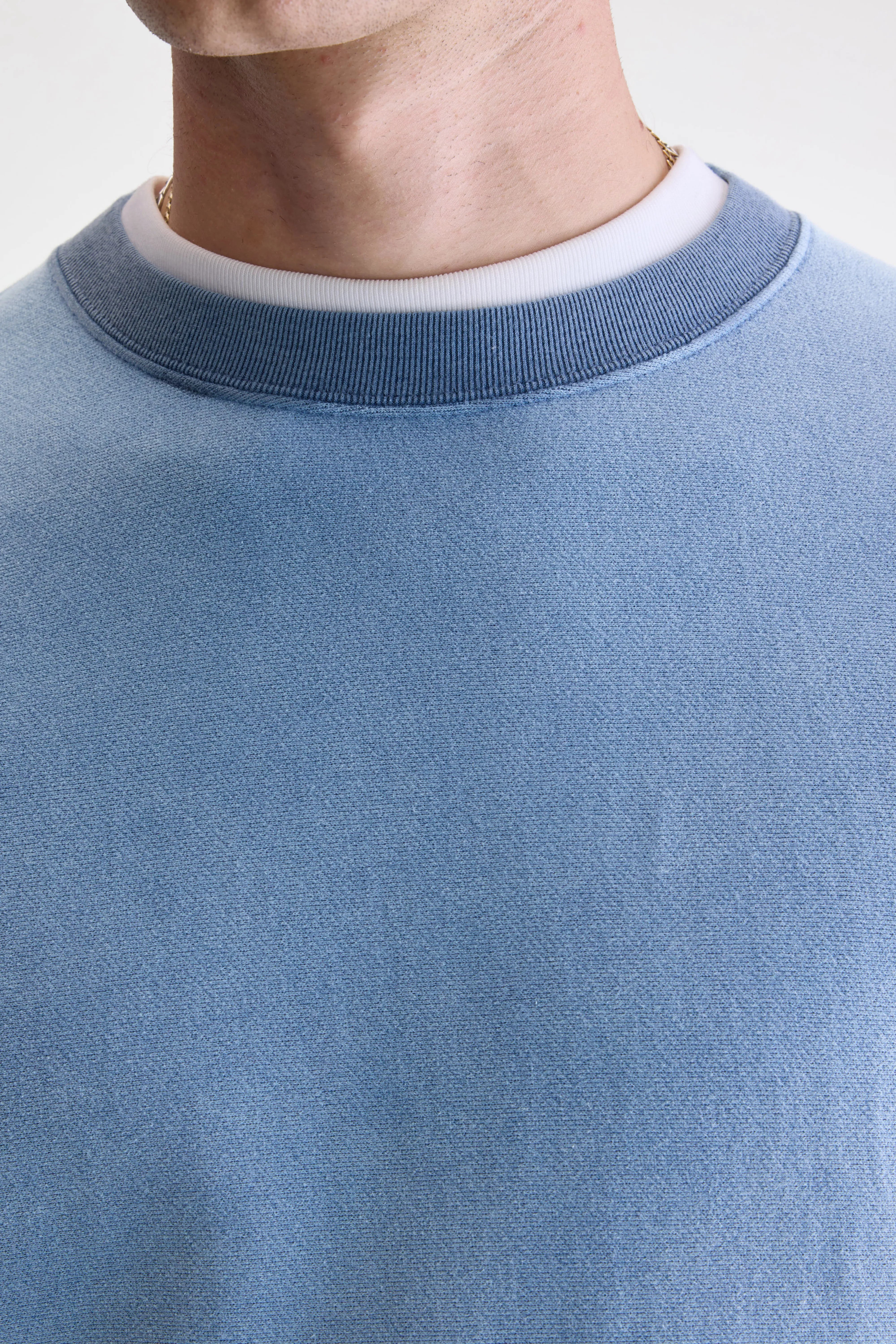 Flake Crewneck Sweatshirt - Moraine Voor Heren | Bellerose