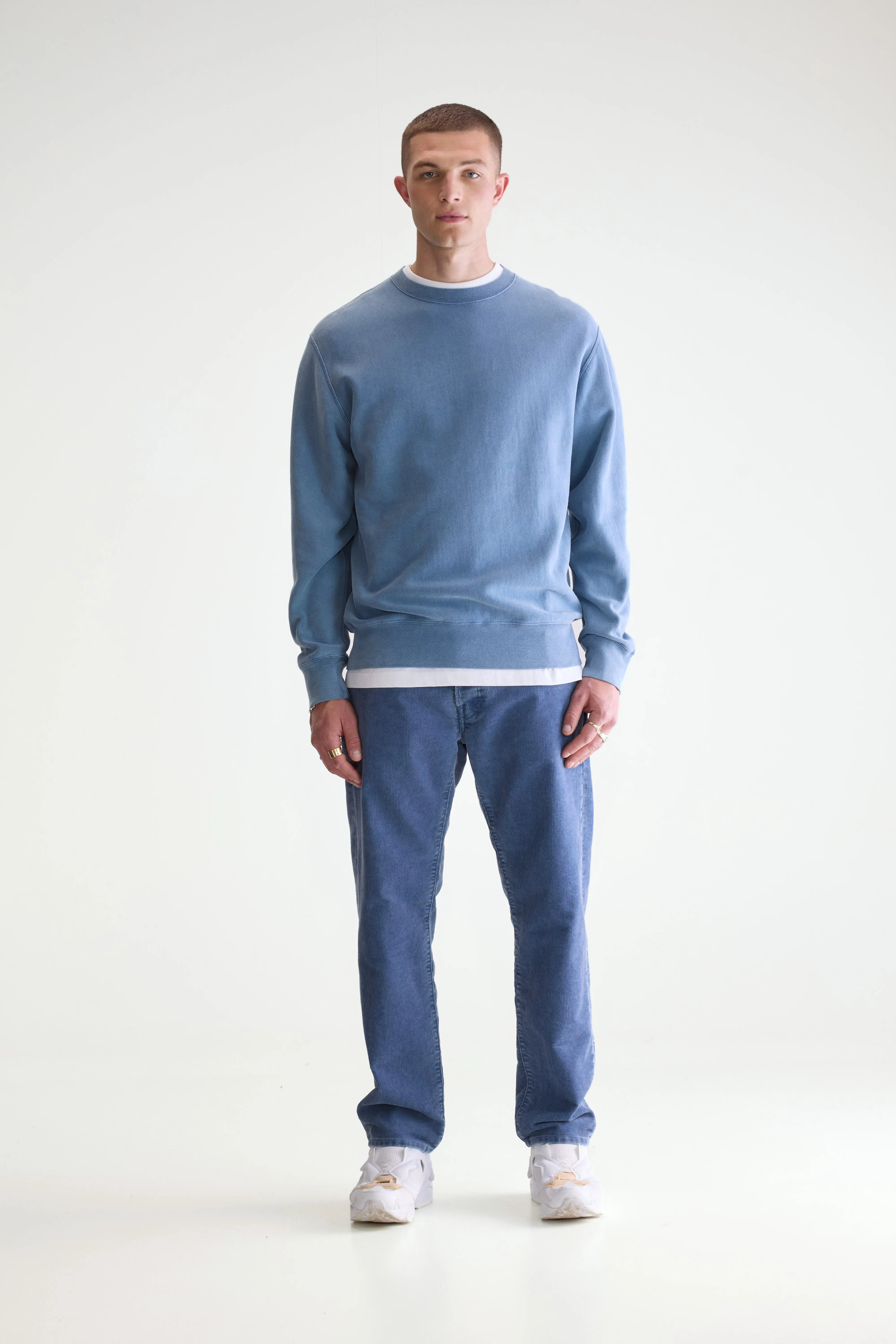 Flake Crewneck Sweatshirt - Moraine Voor Heren | Bellerose