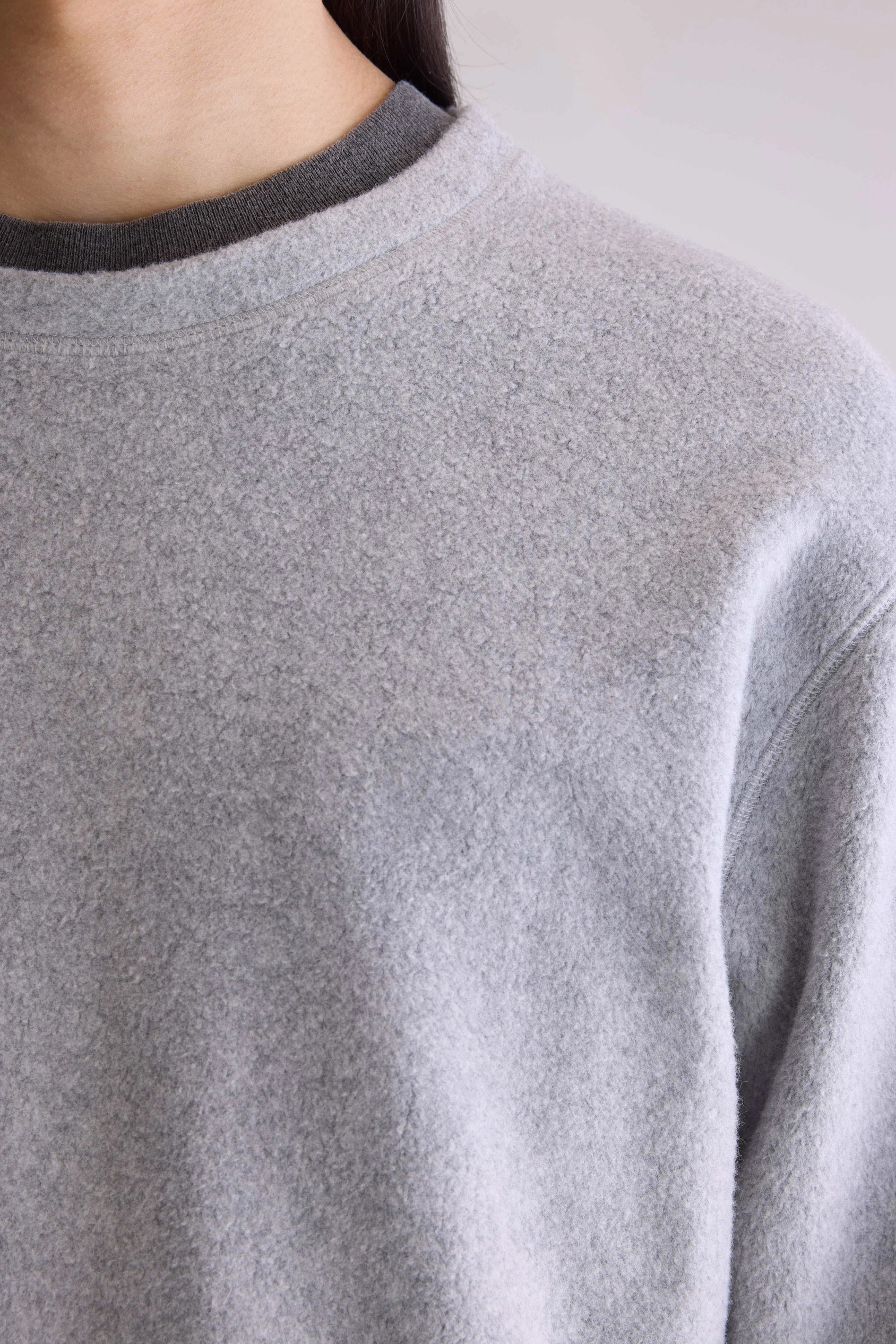 Matt Crewneck Sweatshirt - H. grey For Men | Bellerose